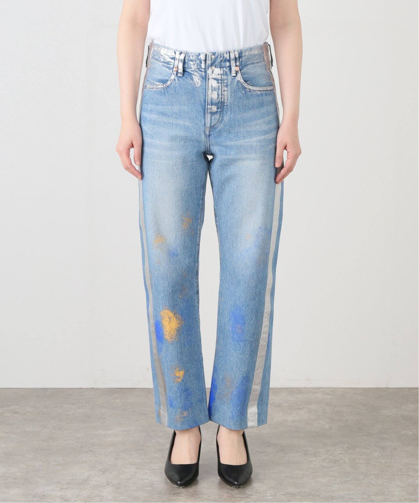 TANAKA THE STRAIGHT JEAN TROUSERS ST-126 OR：デニムパンツ（デニム 