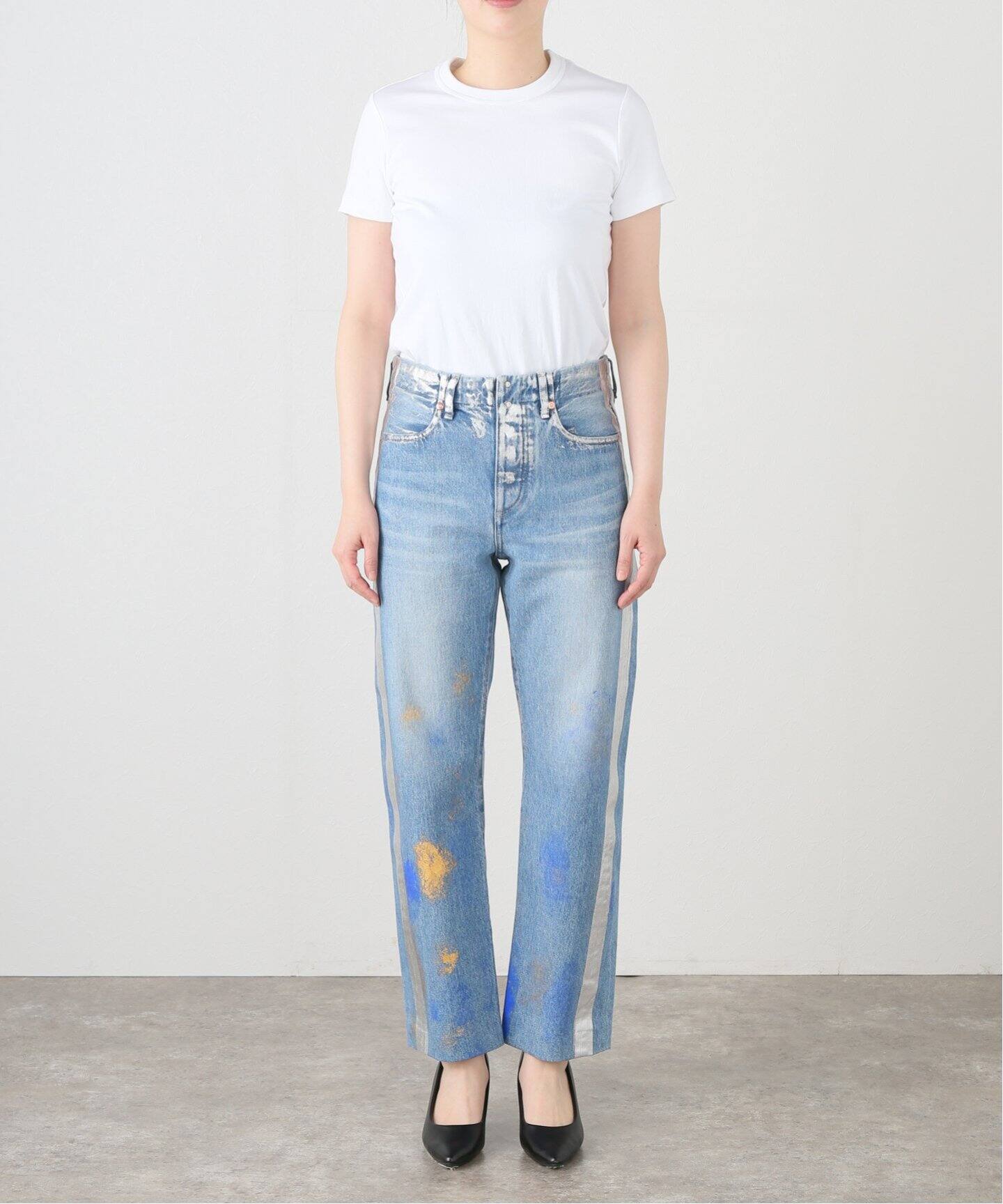TANAKA THE STRAIGHT JEAN TROUSERS ST-126 OR：デニムパンツ（デニム 