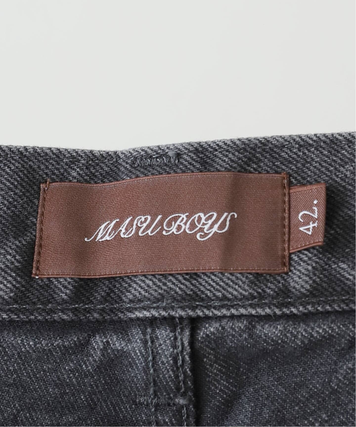 MASU MB BAGGY JEANS DIAMOND B25F9PL003：デニムパンツ（デニムパンツ