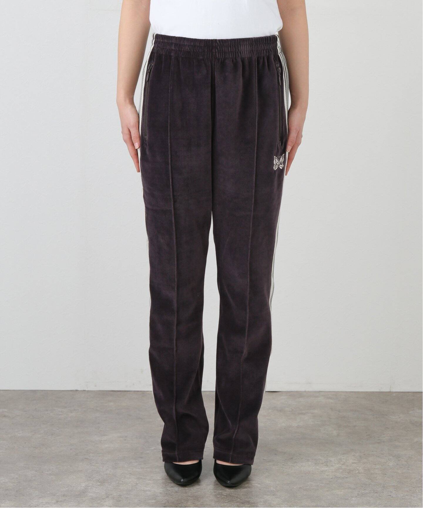 NEEDLES TRACK PANT VELOUR V321：パンツ（ジャージ／トラックパンツ 