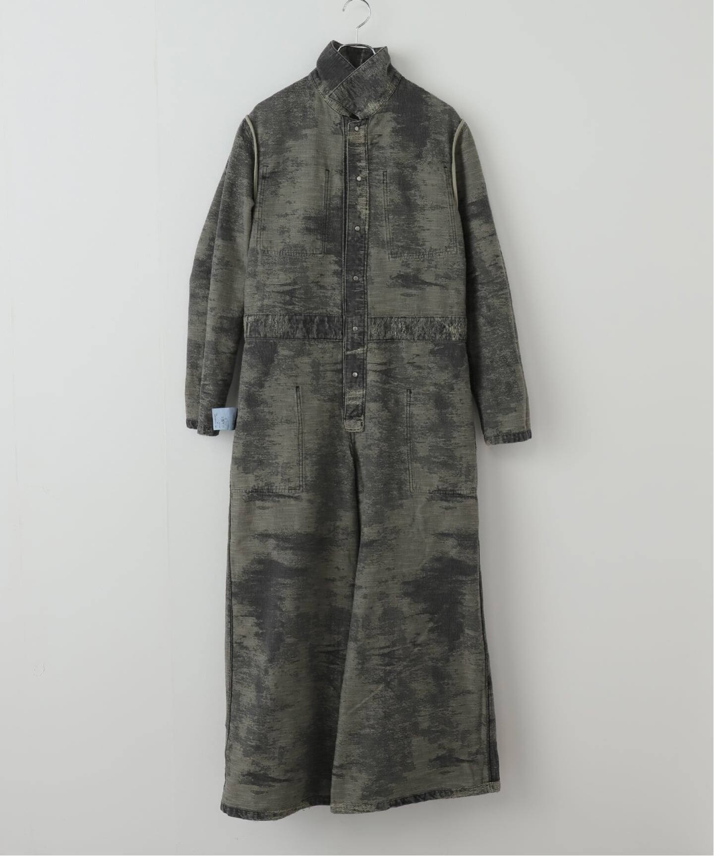 美品 25AW TAAKK ヘリンボーン コーデュロイ ジャンプスーツ TAAKK JUMPSUIT TA25AW-JS350：ジャンプスーツ（つなぎ