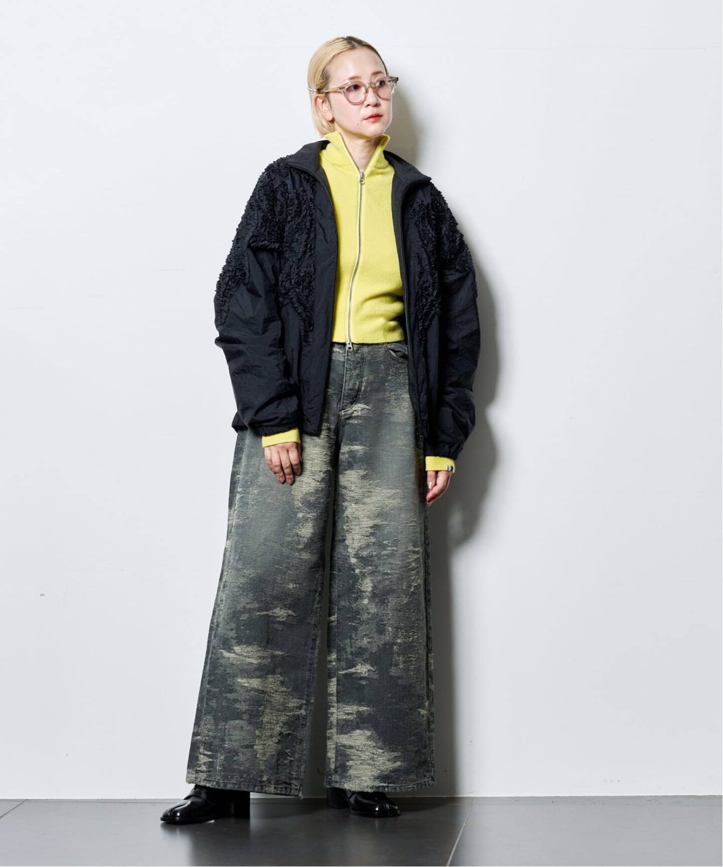 TAAKK DENIM WIDEPANTS TA25AW-PT333：デニムパンツ（デニムパンツ