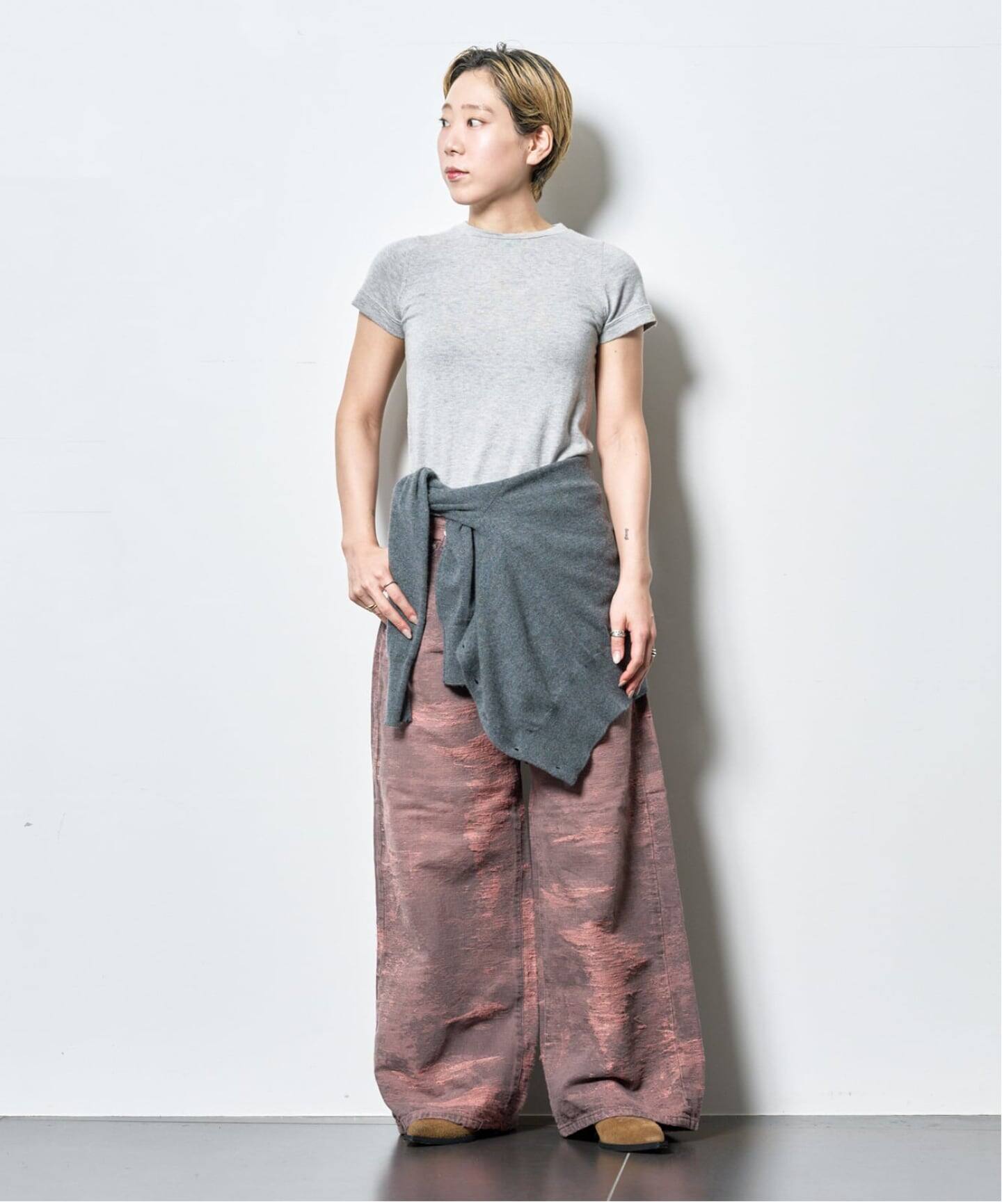 TAAKK DENIM WIDEPANTS TA25AW-PT333：デニムパンツ（デニムパンツ