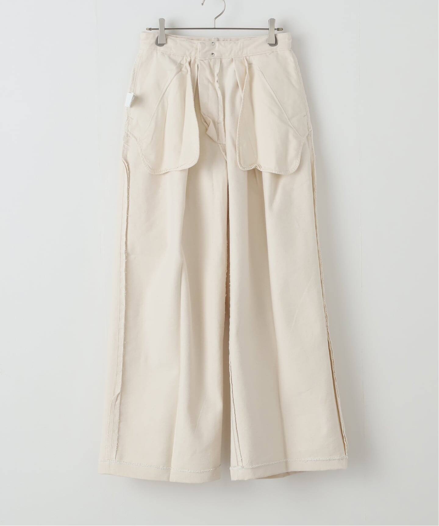 TANAKA シルク パンツ TANAKA HAKAMA JEAN TROUSERS ST-108-25-FP：デニムパンツ
