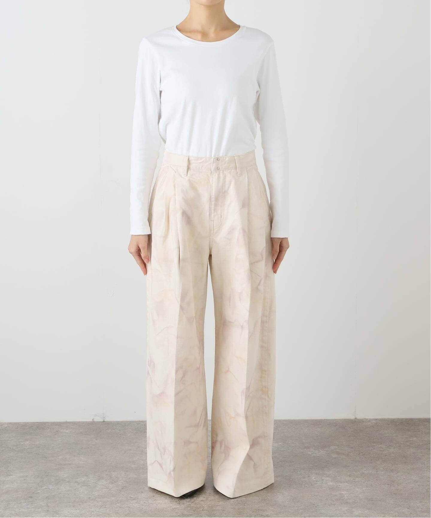 パンツ tanaka WORK JEAN TROUSERS WHITE（デニムパンツ）｜TANAKA