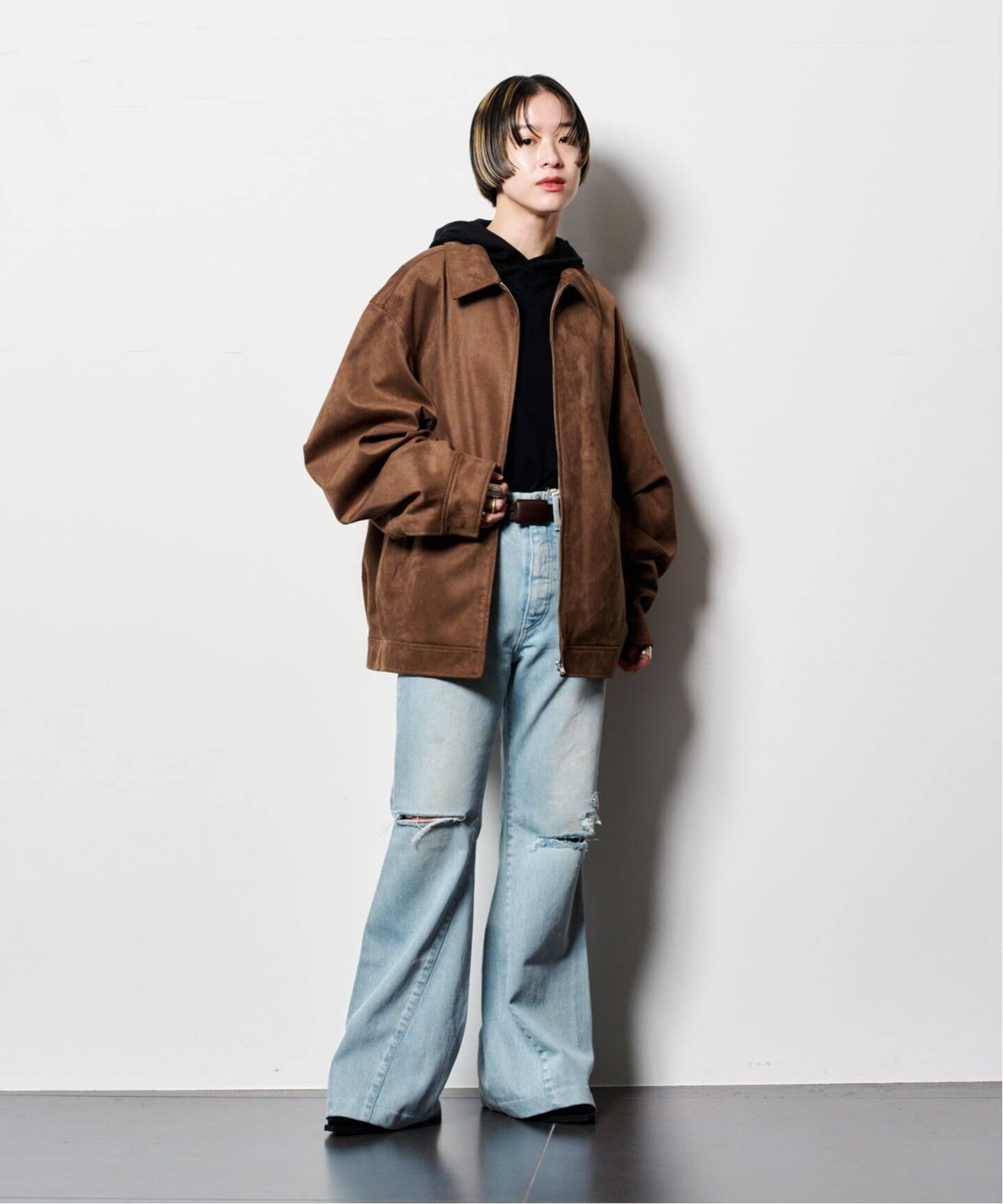 TANAKA FLARE JEAN TROUSERS ST-107-25-IC：デニムパンツ（デニム 