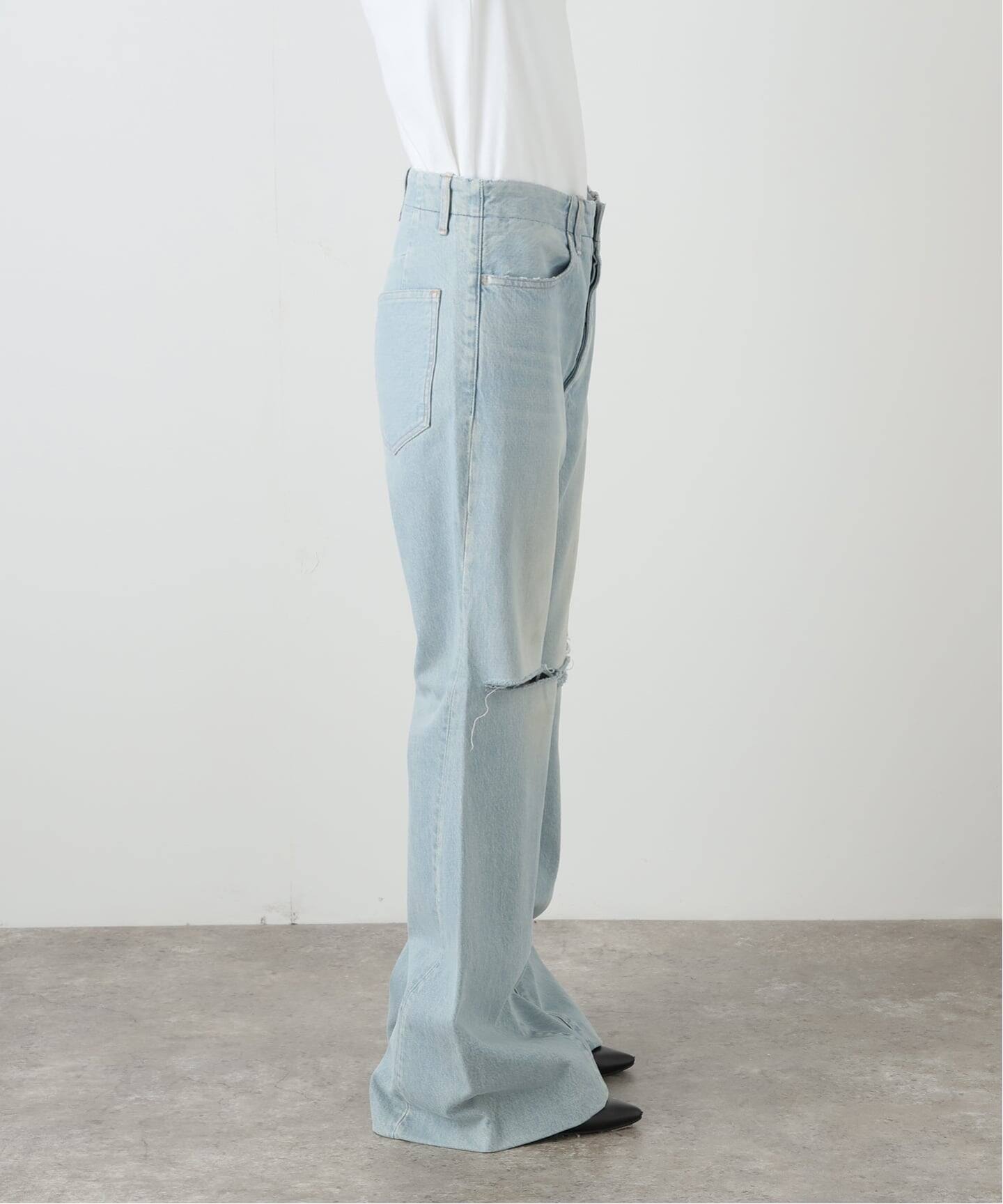 TANAKA FLARE JEAN TROUSERS ST-107-25-IC：デニムパンツ（デニム