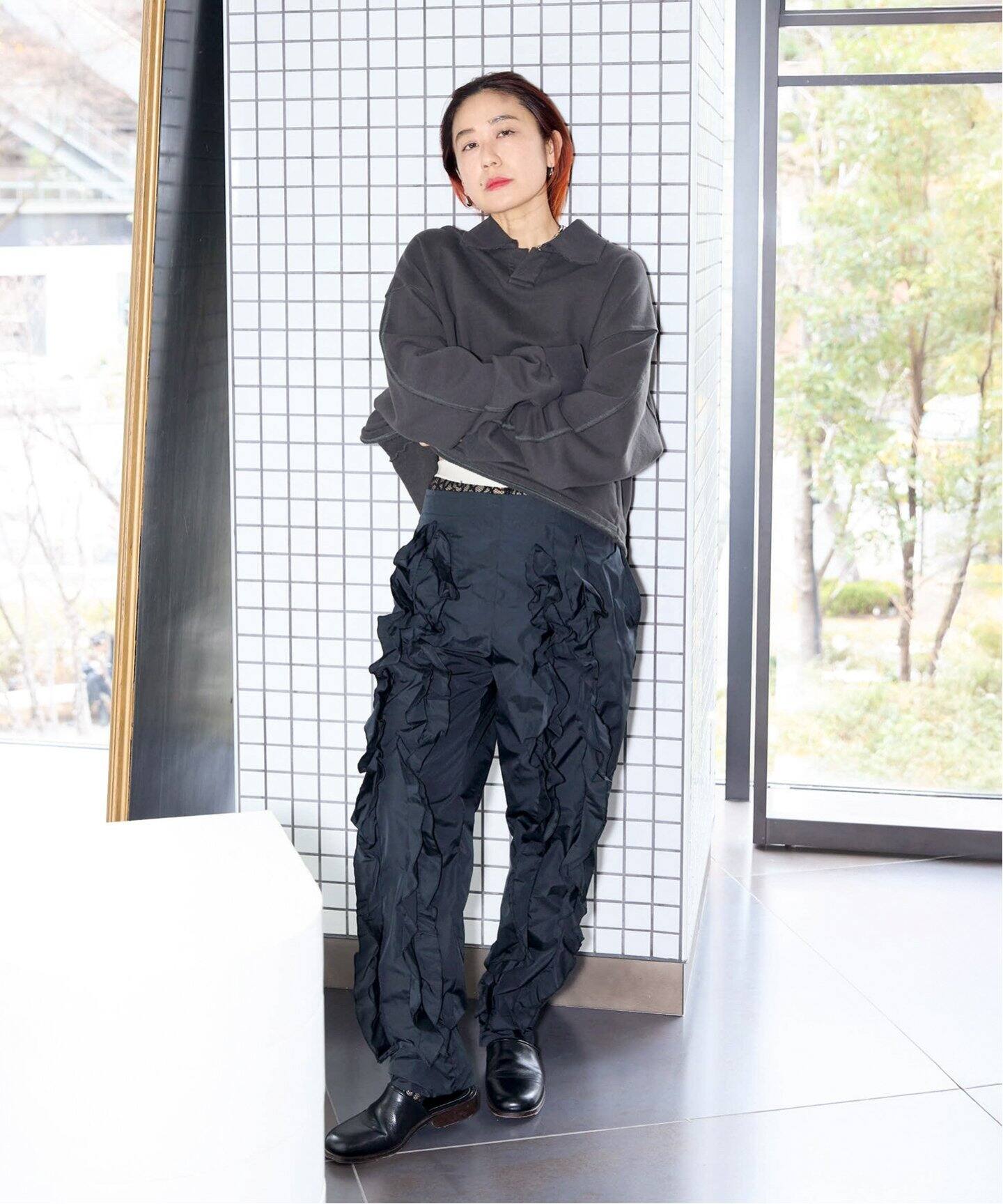 TOGA PULLA MEMORY TAFFTA PANTS TP251-FF231：パンツ（その他パンツ