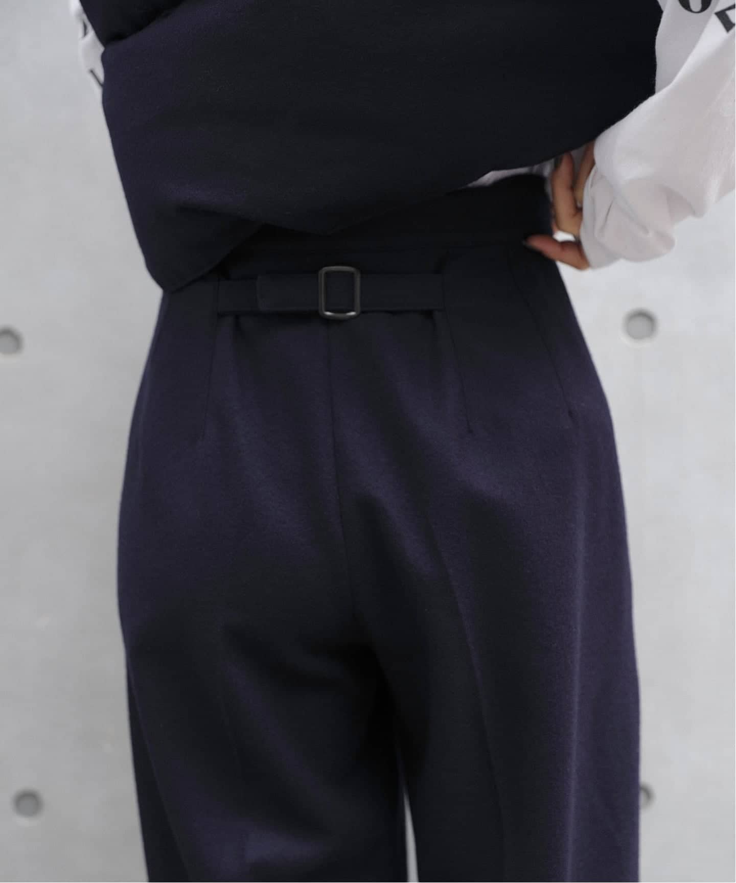 ANATOMICA WAVES PANTS WOOL FLANNEL 531-592-03：パンツ（スラックス