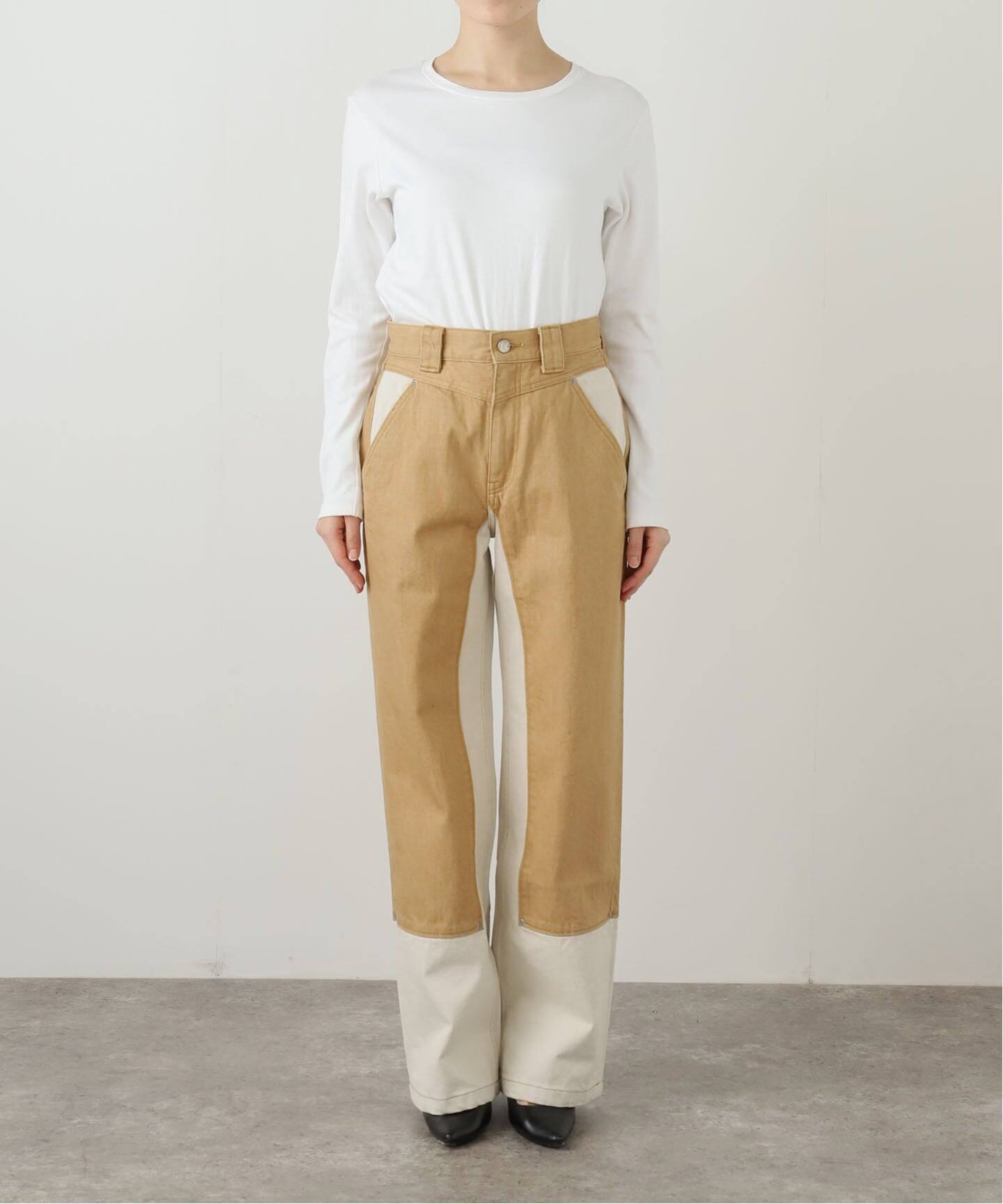 LIVINGTONE TRULY-BI COLORED LT-TRULY-09:デニムパンツ LIVINGTONE TRULY-BI COLORED LT-TRULY-09:デニムパンツ
