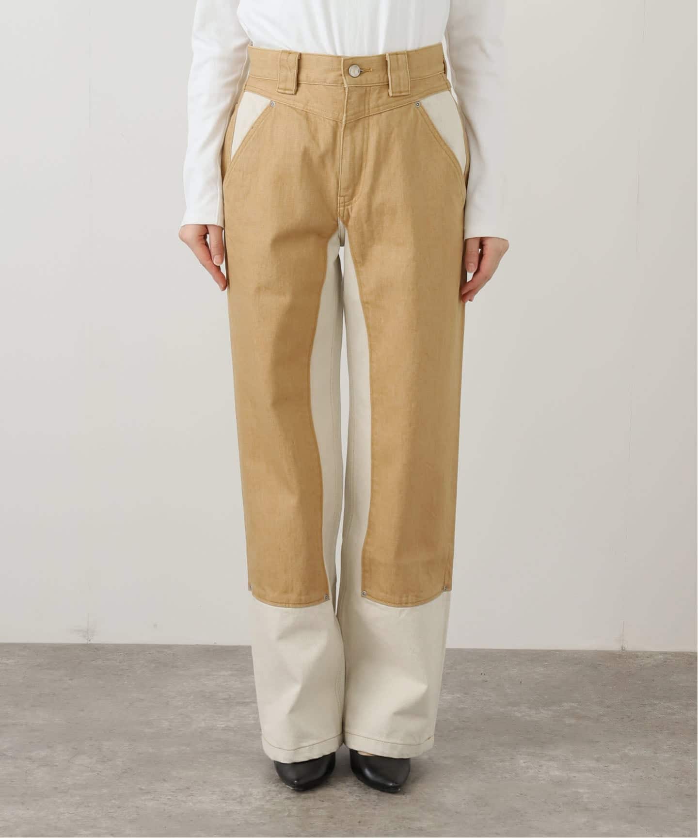LIVINGTONE TRULY-BI COLORED LT-TRULY-09：デニムパンツ