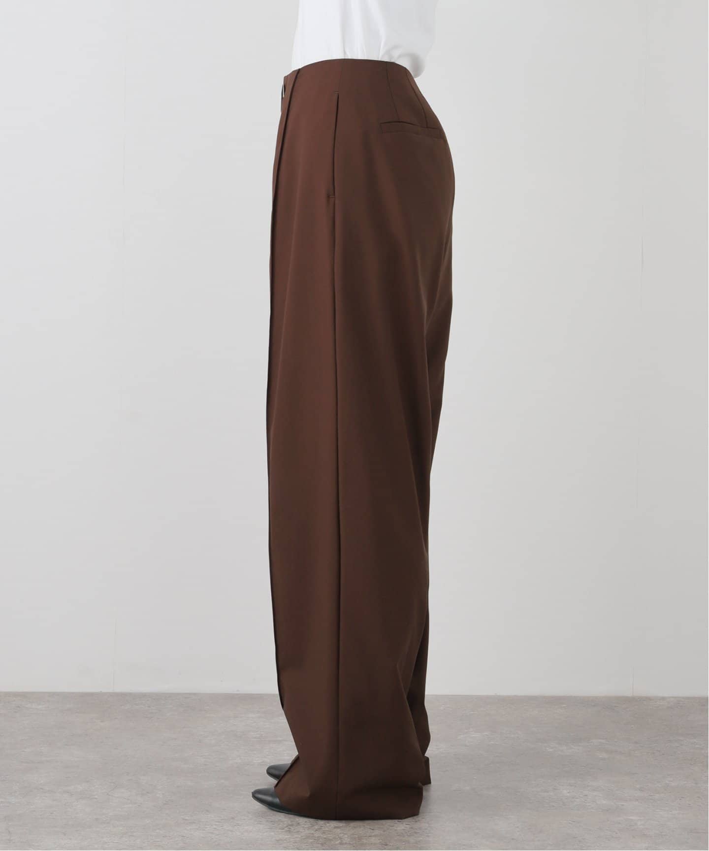SEEALL CERAMIC BUTTON PANTS SAW53 PT101：パンツ（スラックス