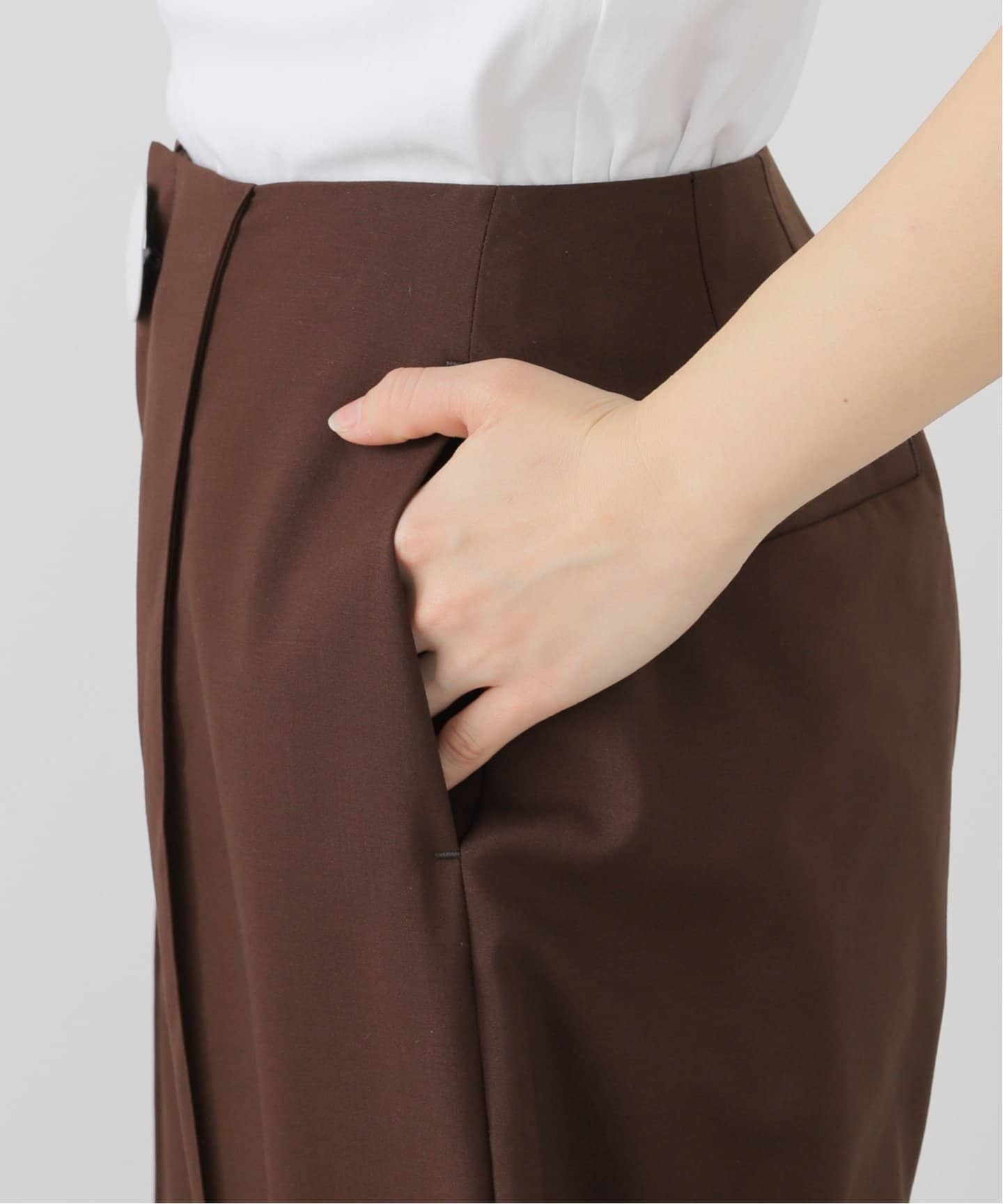 SEEALL CERAMIC BUTTON PANTS SAW53 PT101：パンツ（スラックス