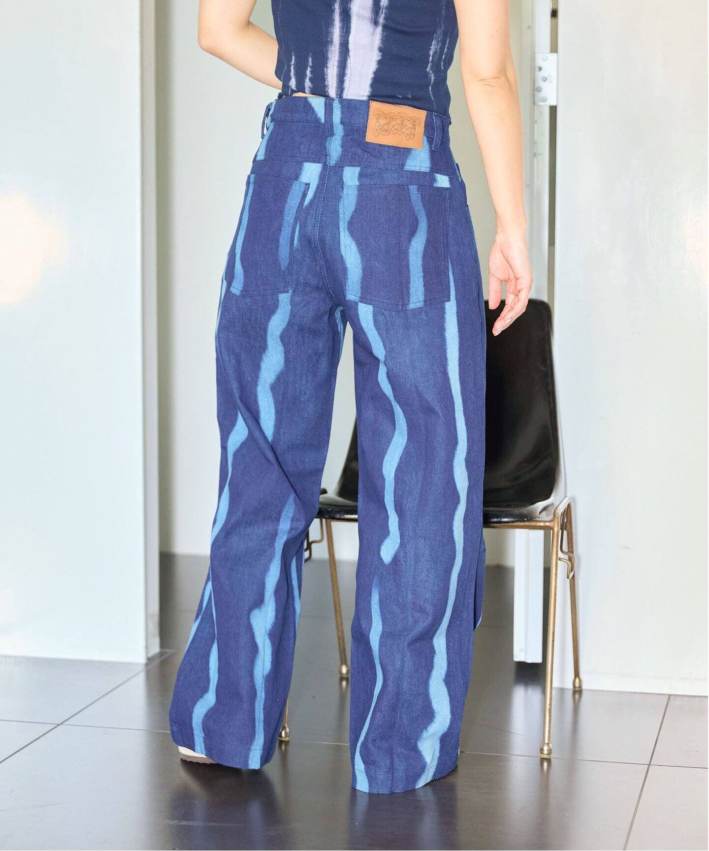 SUKU HOME WIDE LEG DENIM PANT DUNE NO.29：デニムパンツ