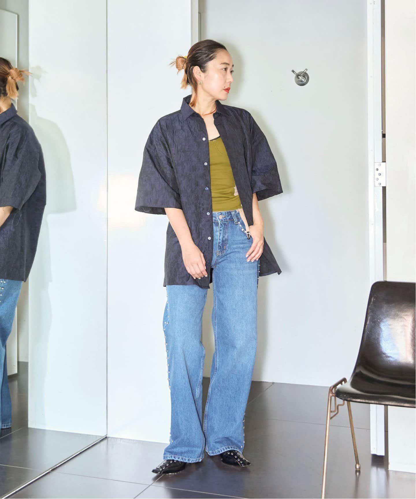 SANDY LIANG サンディリアン ビジュー デニムパンツ SANDY LIANG UPDO JEAN・デニムパンツ（デニムパンツ・ジーンズ