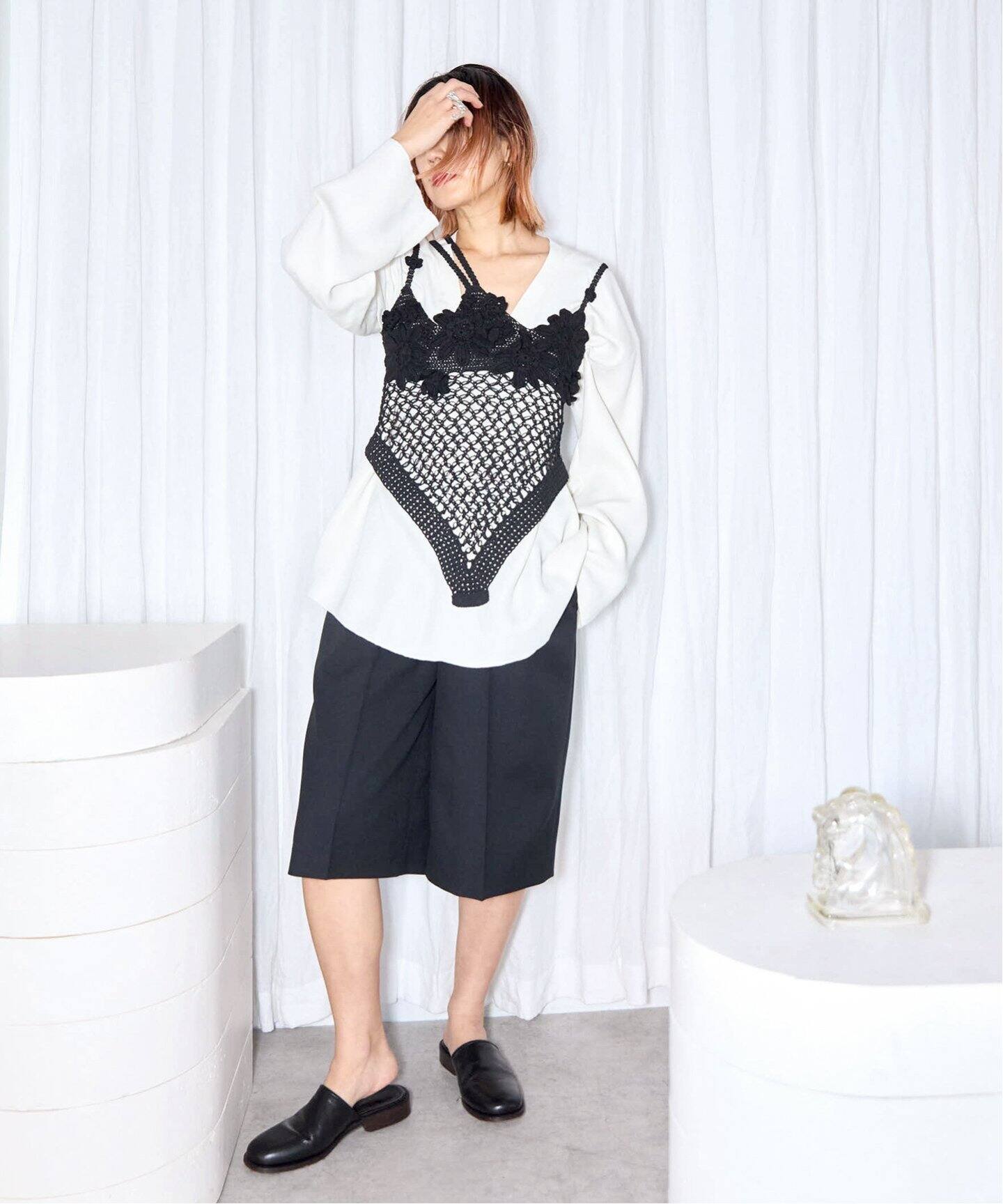 CHIKA KISADA KNIT BODY CO-25061：ボディスーツ（その他トップス 