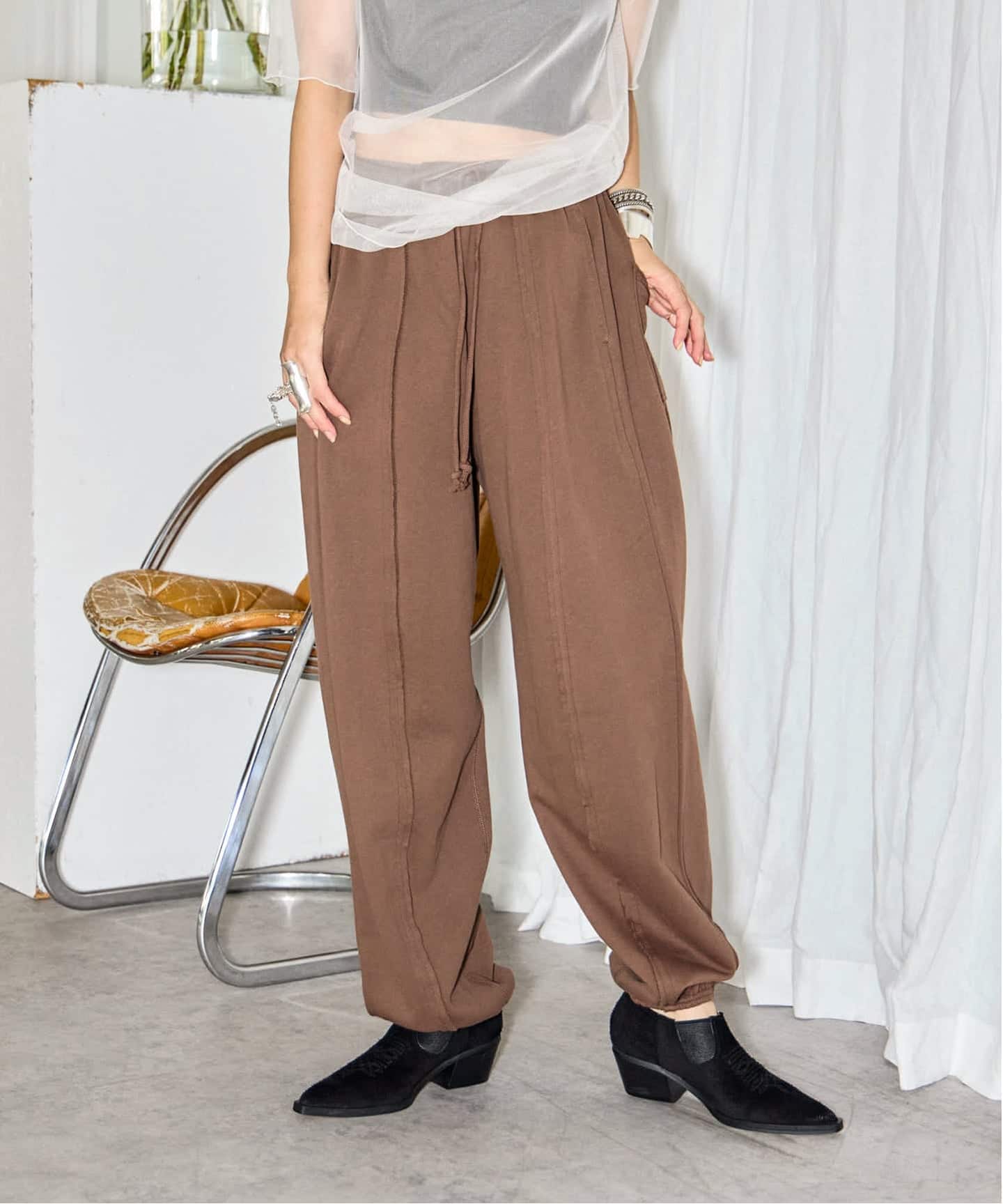 OLD PARK BAGGY SWEAT PANTS OPSW-06:スウェットパンツ