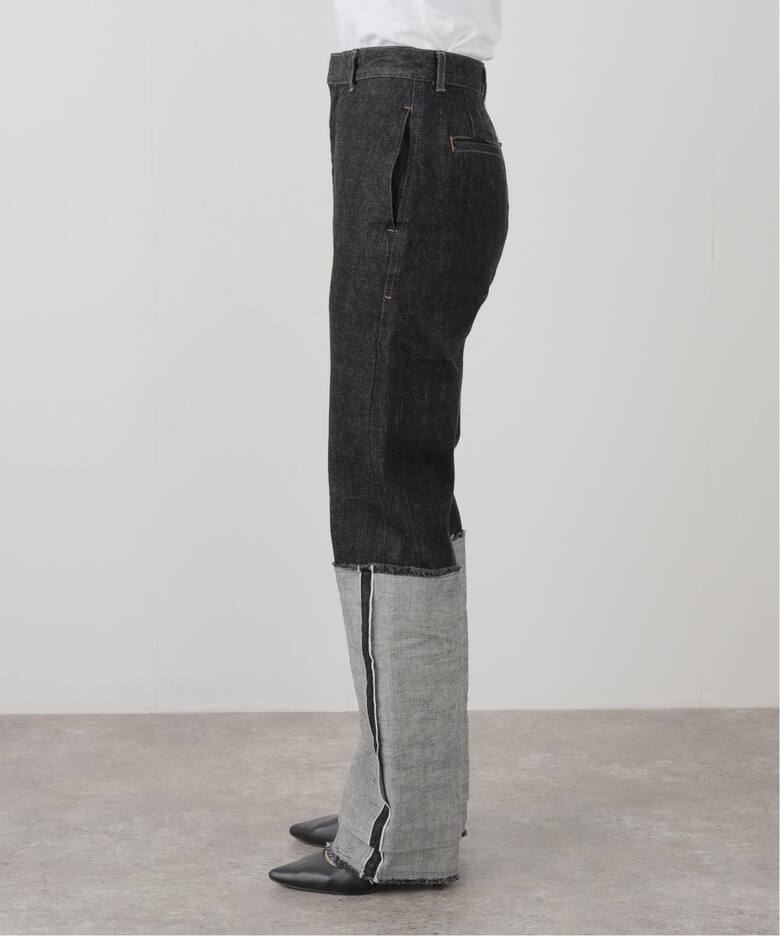 LIVINGTONE DOLK Straight loose LT-DOLK5-08：デニムパンツ（デニム 