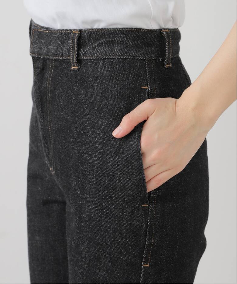 LIVINGTONE DOLK Straight loose LT-DOLK5-08：デニムパンツ（デニム
