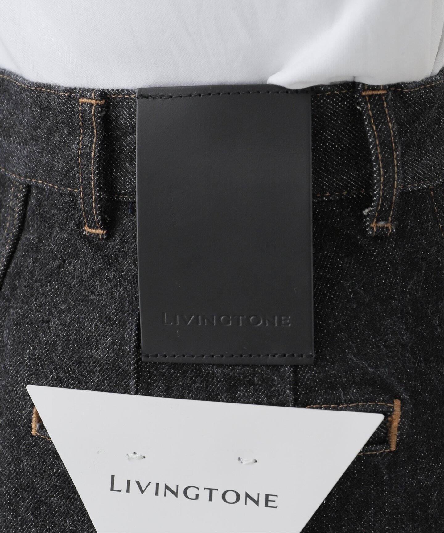 LIVINGTONE DOLK Straight loose LT-DOLK5-08：デニムパンツ（デニム