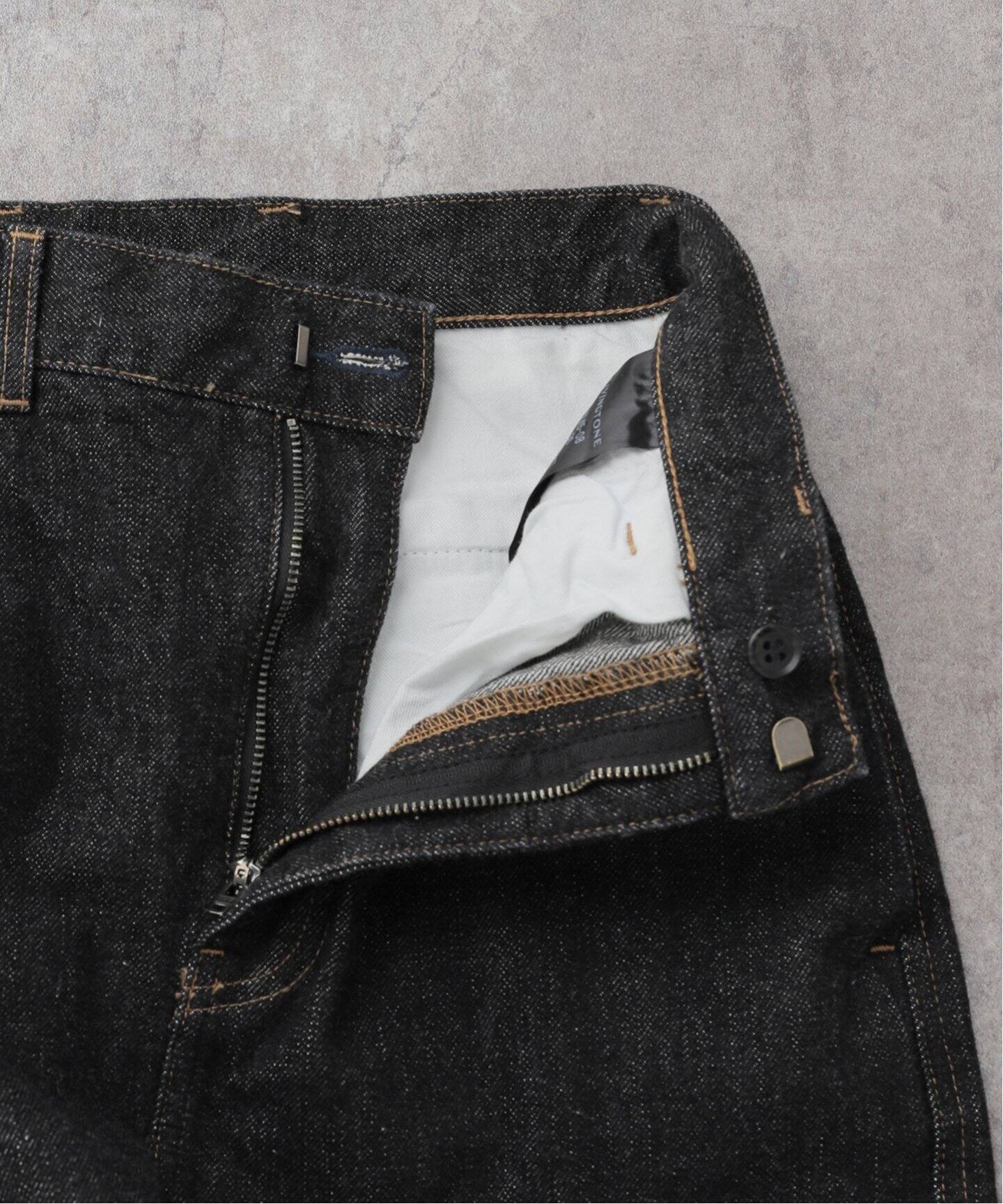 LIVINGTONE DOLK Straight loose LT-DOLK5-08：デニムパンツ（デニム