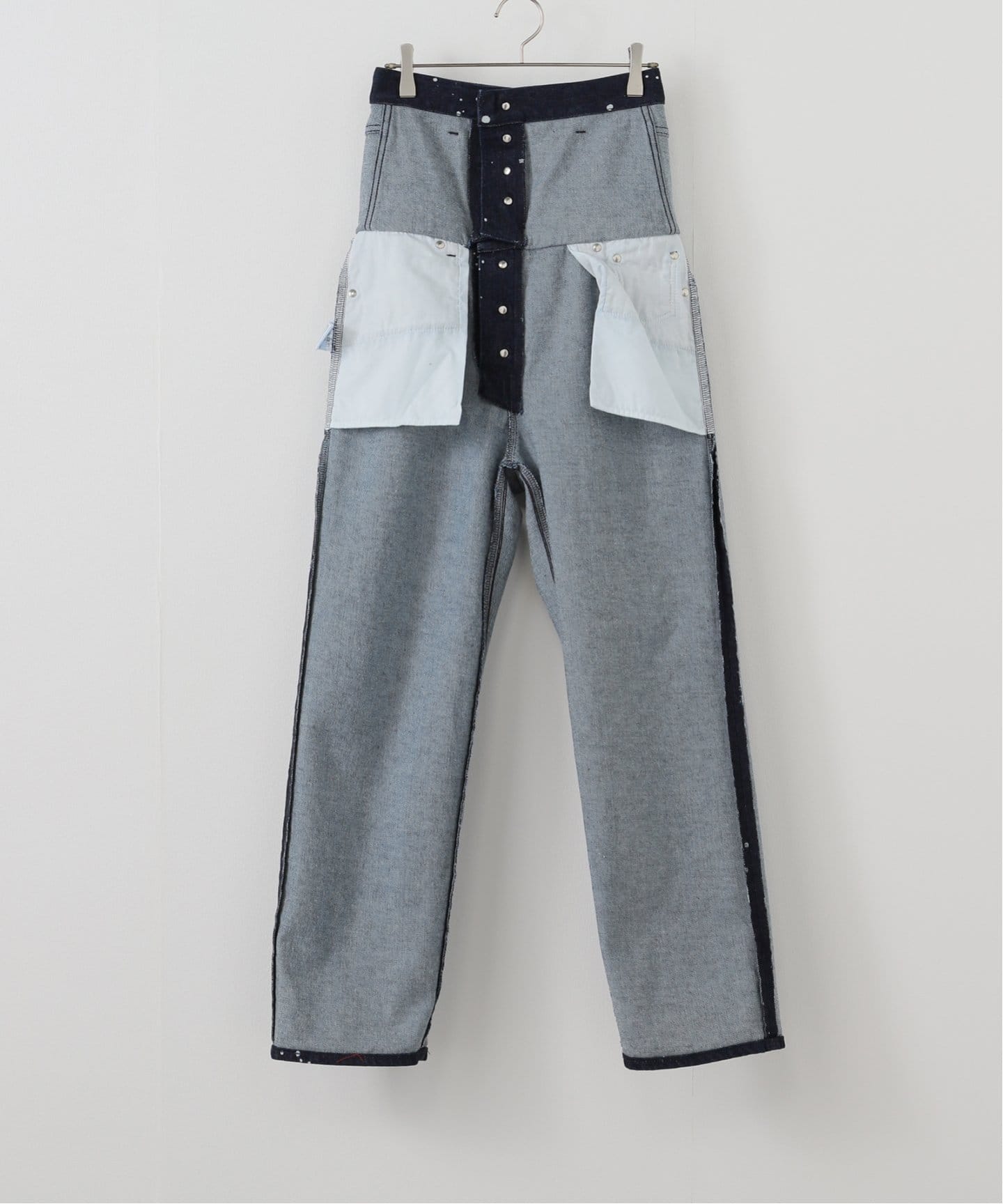 パンツ QUIITO REDENIM W WAIST PANTS BLACK QUITO/キイト】REDENIM W WAIST PT/ダブルウエストパンツ/デニム