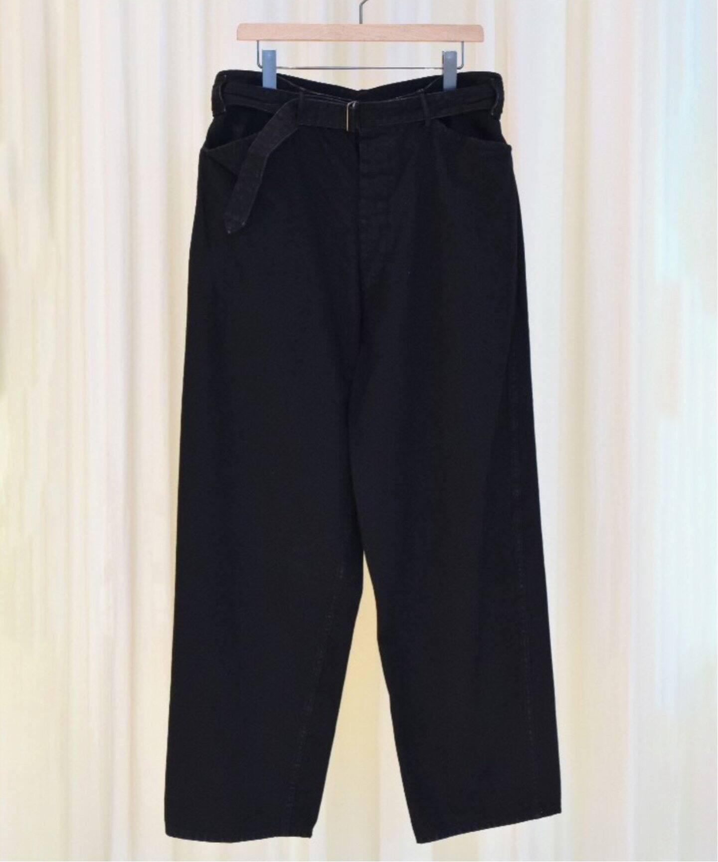 COMOLI / コモリ】デニム ベルテッドパンツ（デニムパンツ・ジーンズ  