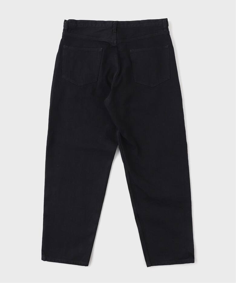 i*l様 【中古】25AW Comoli ブラックデニムテーパードパンツの通販はau 