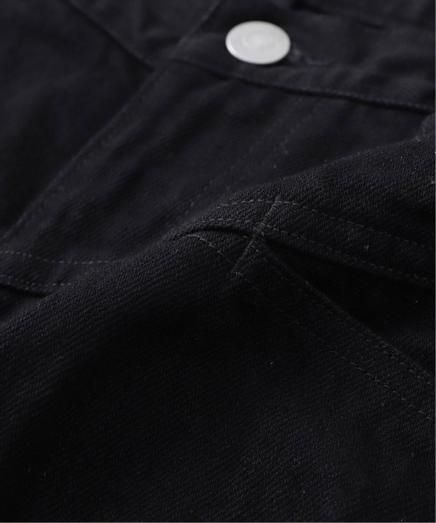 COMOLI / コモリ】ブラックデニムテーパードパンツ C03-030 05（デニム 