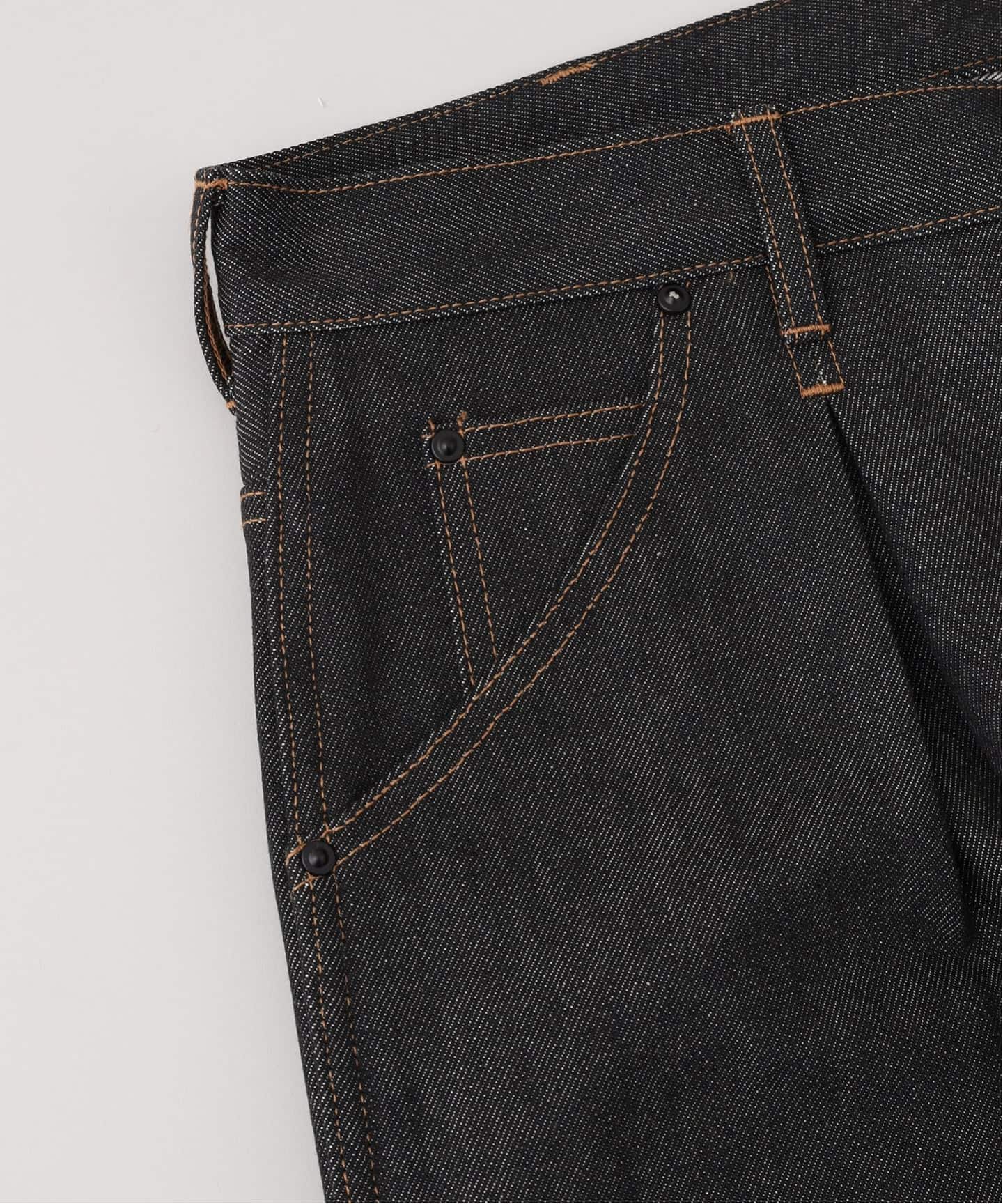 WILLOW PANTS ウィローパンツ】P-035 BLACK DENIM：パンツ