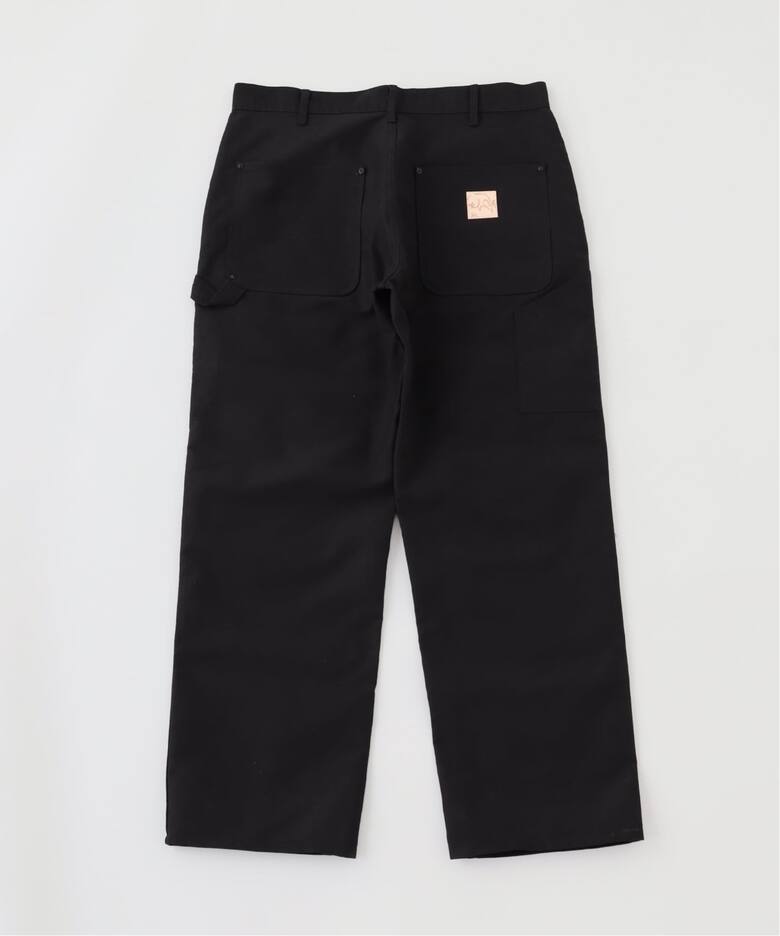 WILLOW PANTS ウィローパンツ】P-034 BLK-moleskin：ダブルニーパンツ 