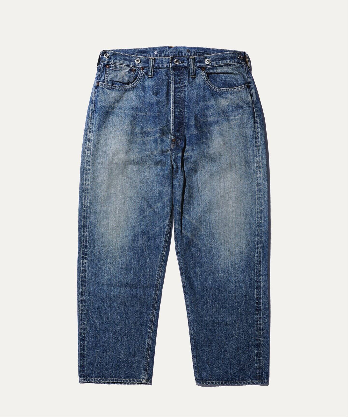 A.PRESSE / アプレッセ】No.22 Washed Wide Denim Pants（デニムパンツ 