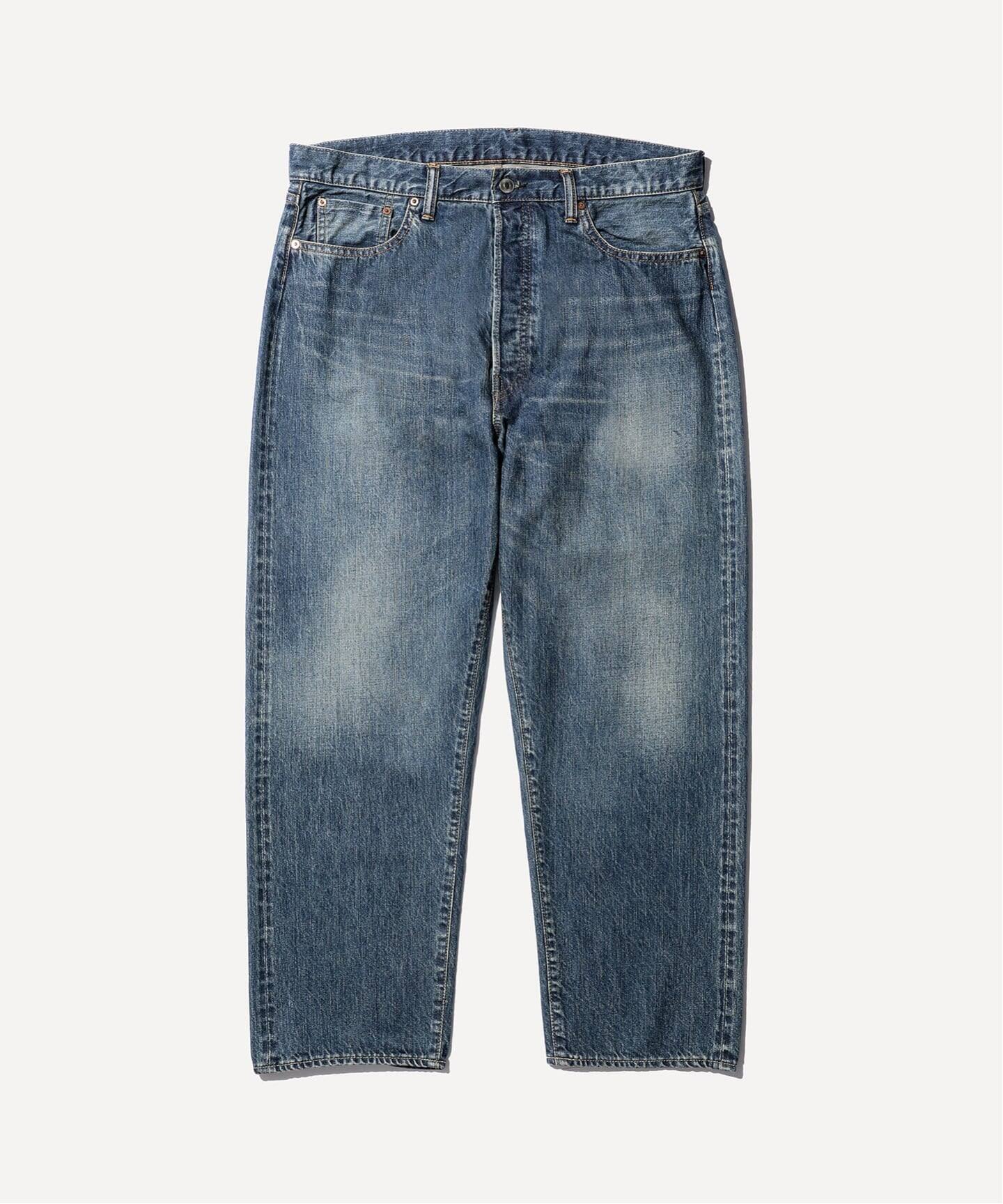 A.PRESSE/アプレッセ】 Washed Denim Wide Pants AP-4002（デニム 