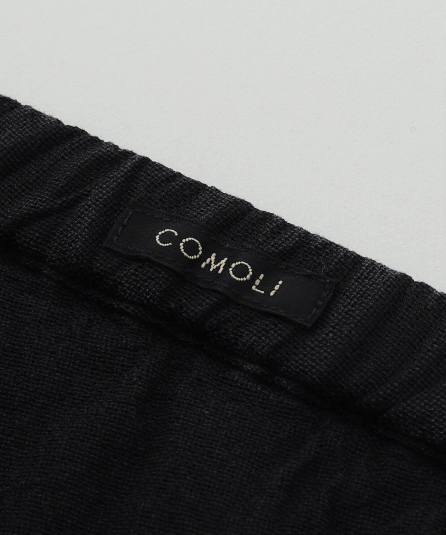 限定値下げ　コモリ　comoli フェードブラック ニータックパンツ　パンツ 限定値下げ コモリ comoli フェードブラック ニータックパンツ パンツ