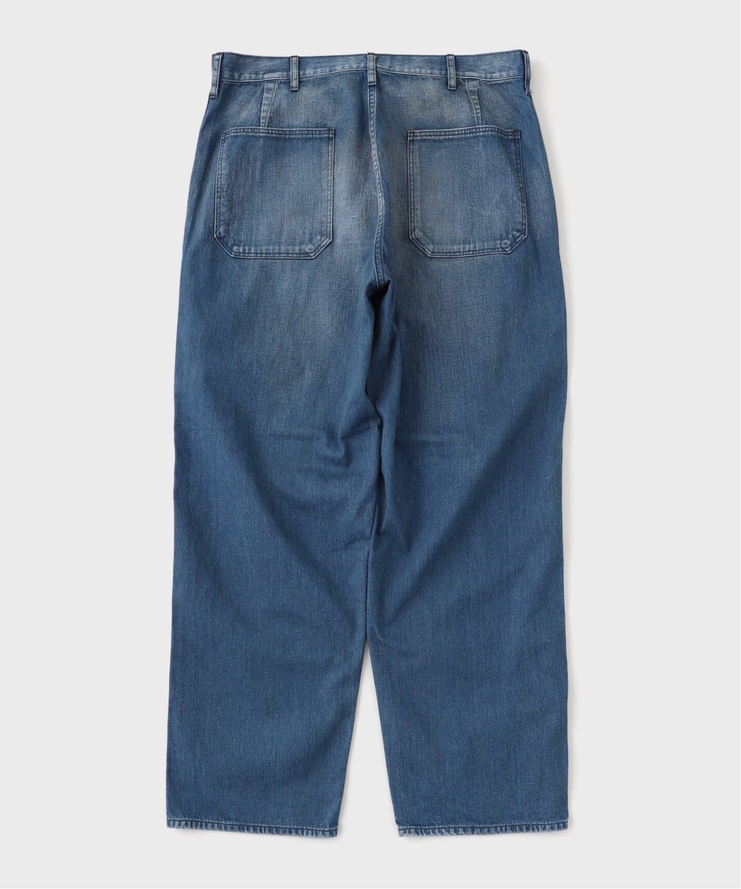 HERILL / ヘリル】US Navy Denim Trousers 25-030- HL-8020 -30
