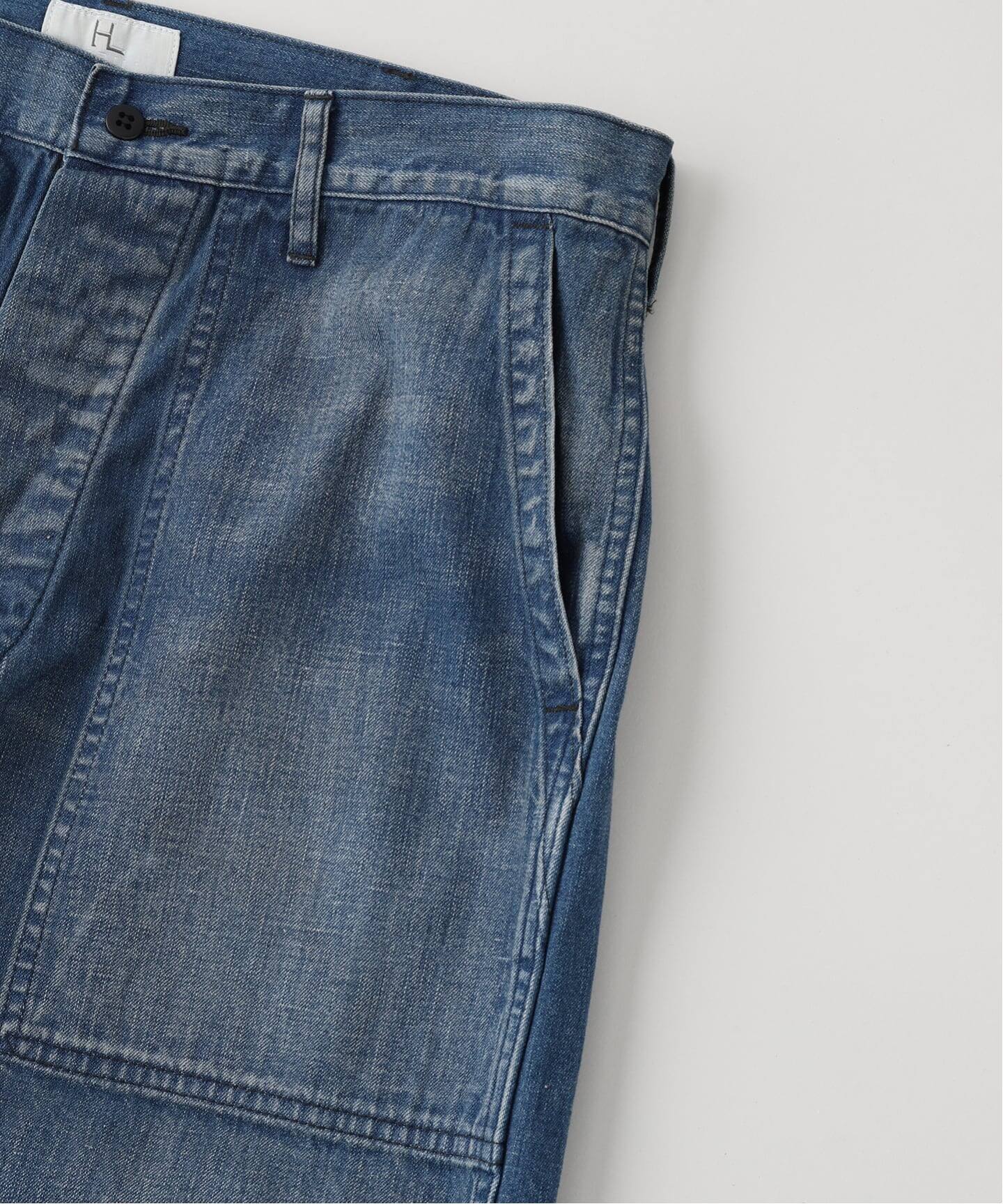 HERILL / ヘリル】US Navy Denim Trousers 25-030- HL-8020 -30