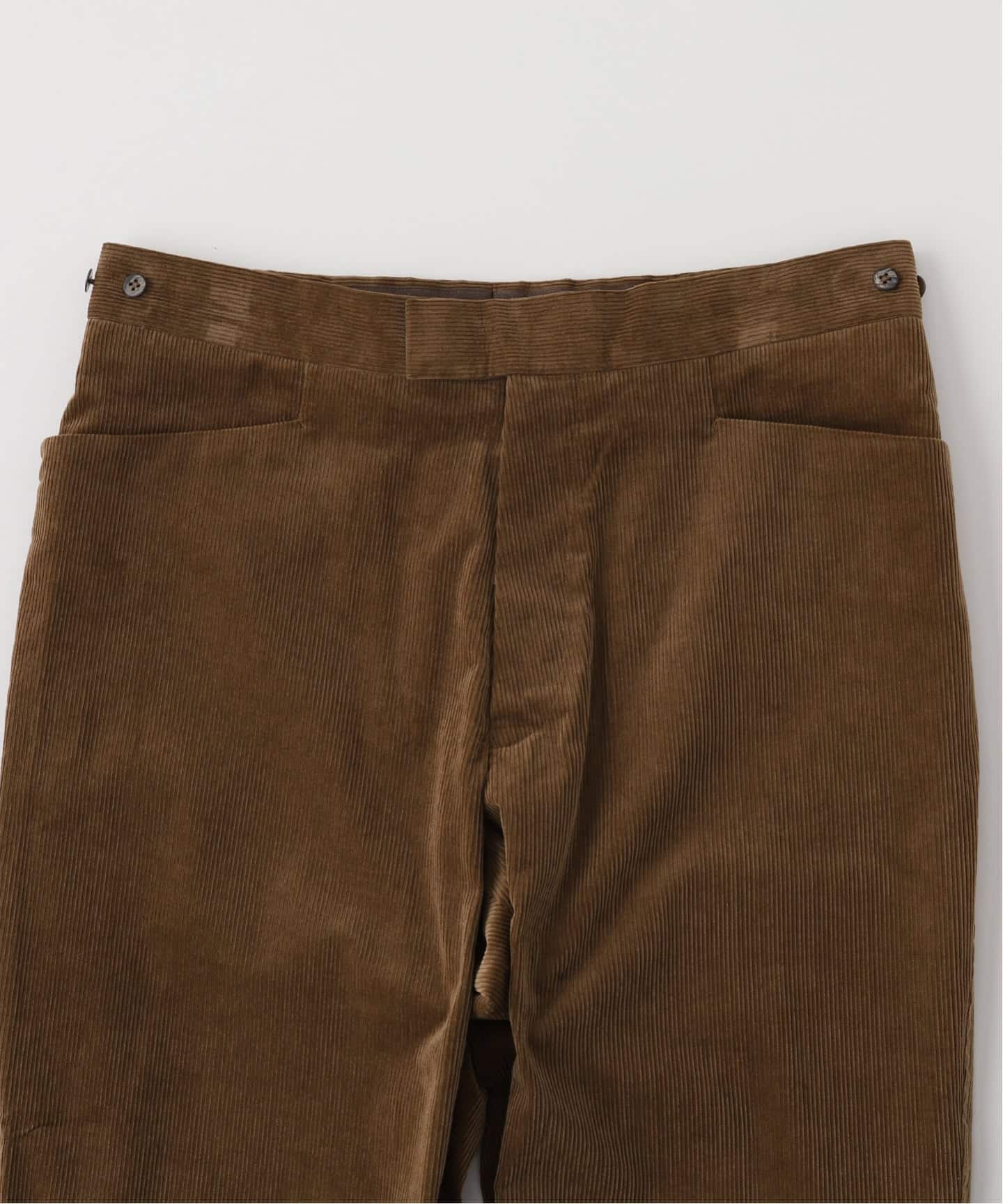 cale カル】 C253F06P01：コーデュロイスラックス（スラックス）｜L