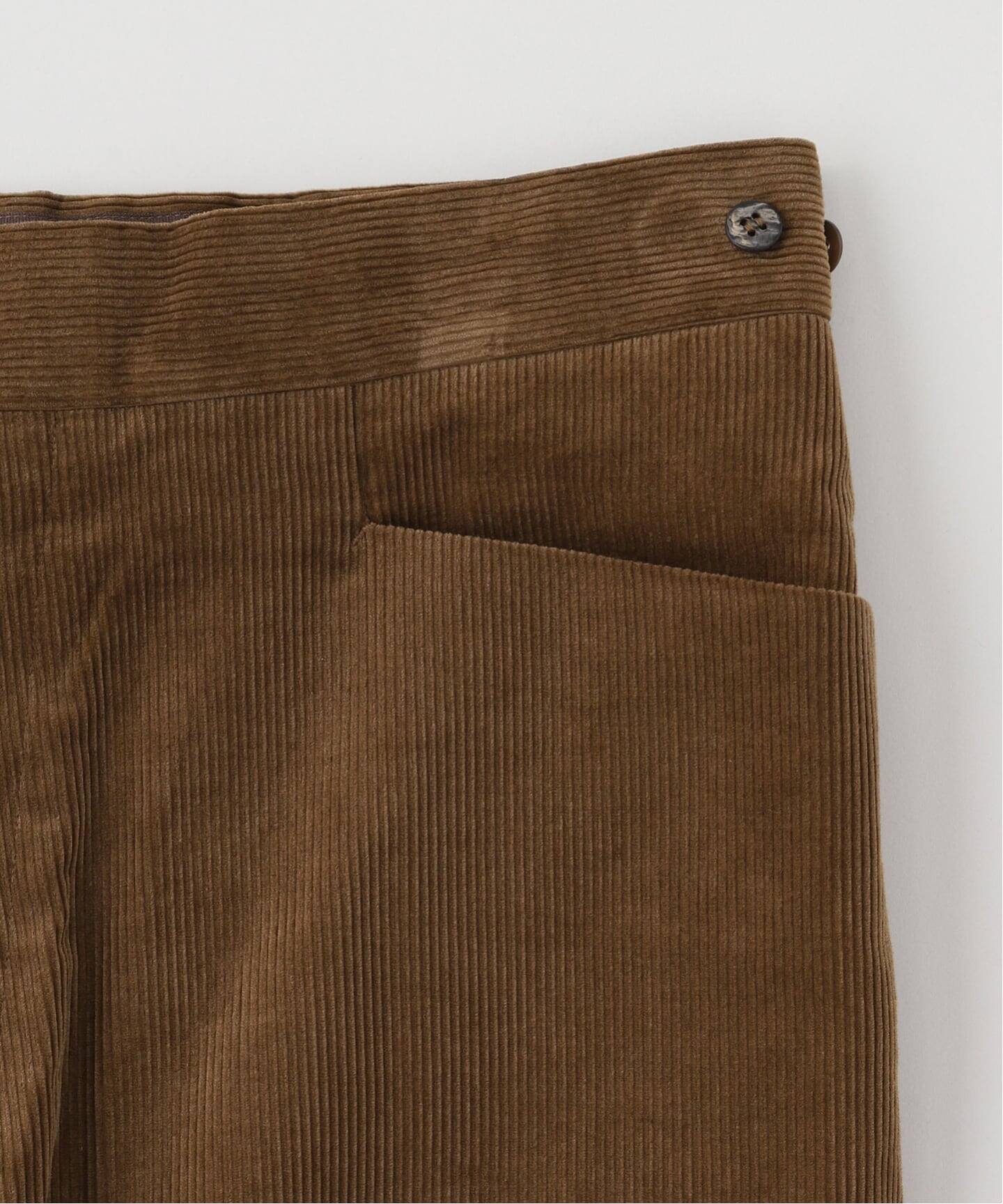 cale カル】 C253F06P01：コーデュロイスラックス（スラックス）｜L