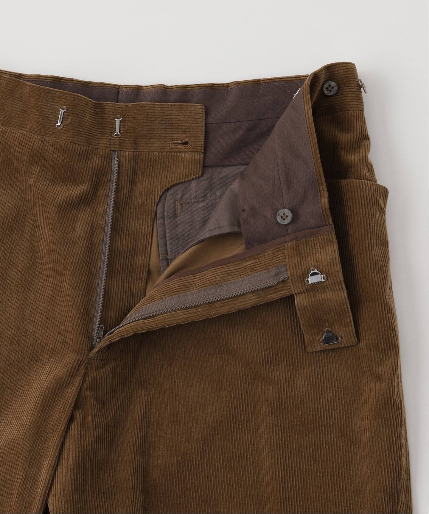 cale カル】 C253F06P01：コーデュロイスラックス（スラックス）｜L