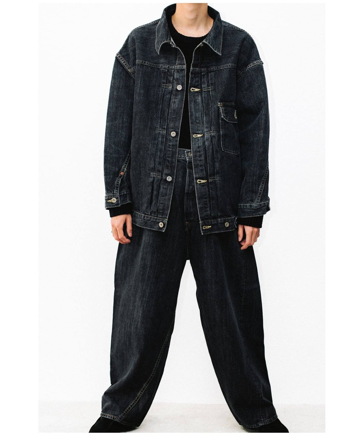 SKEWedスキュー】201 ONE POCKET PANTS (LV)（デニムパンツ・ジーンズ 