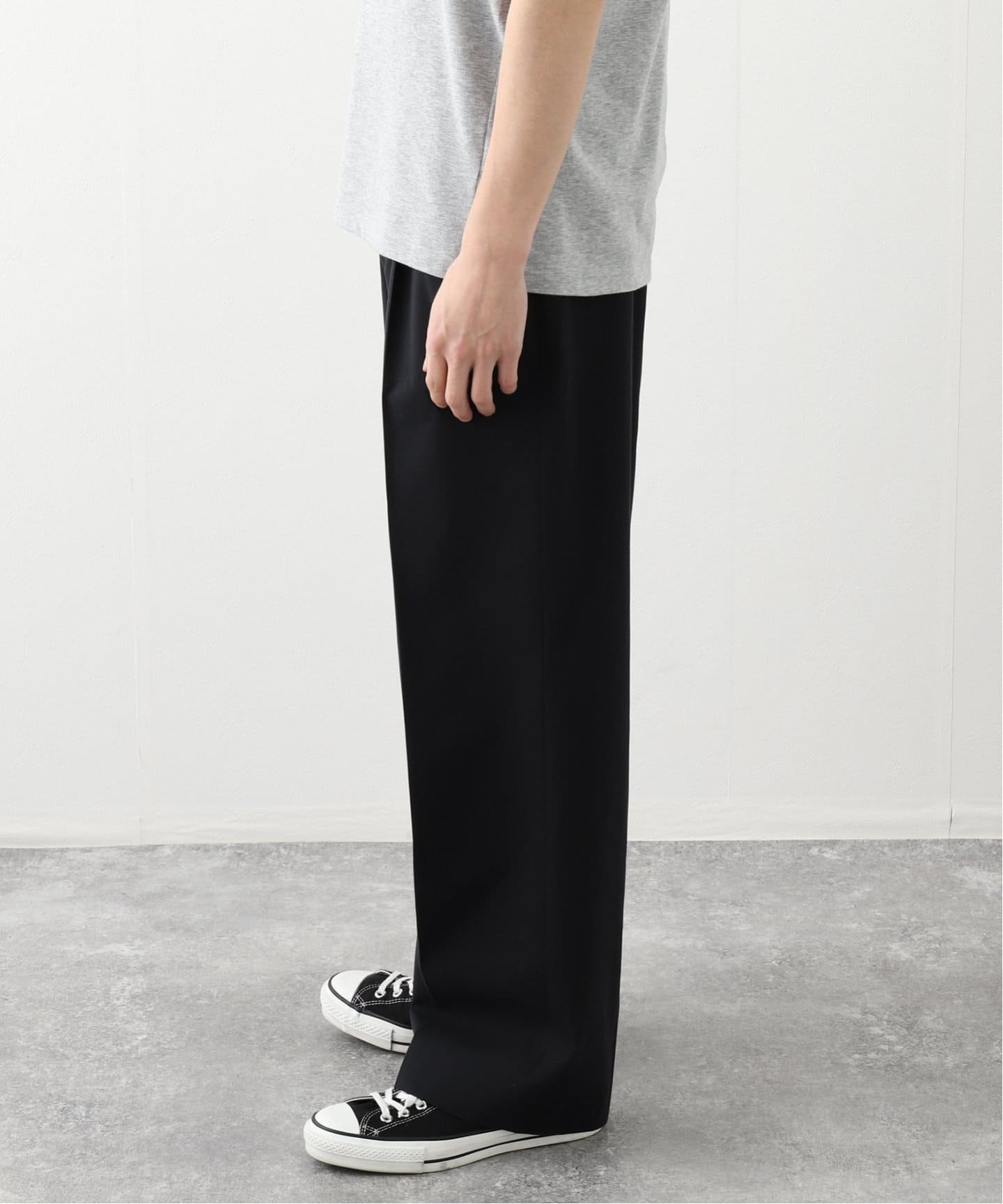 ブランド通販サイトをすべて re-purpose ベルクロスラックス レショップ l'echoppe 黒 パンツ
