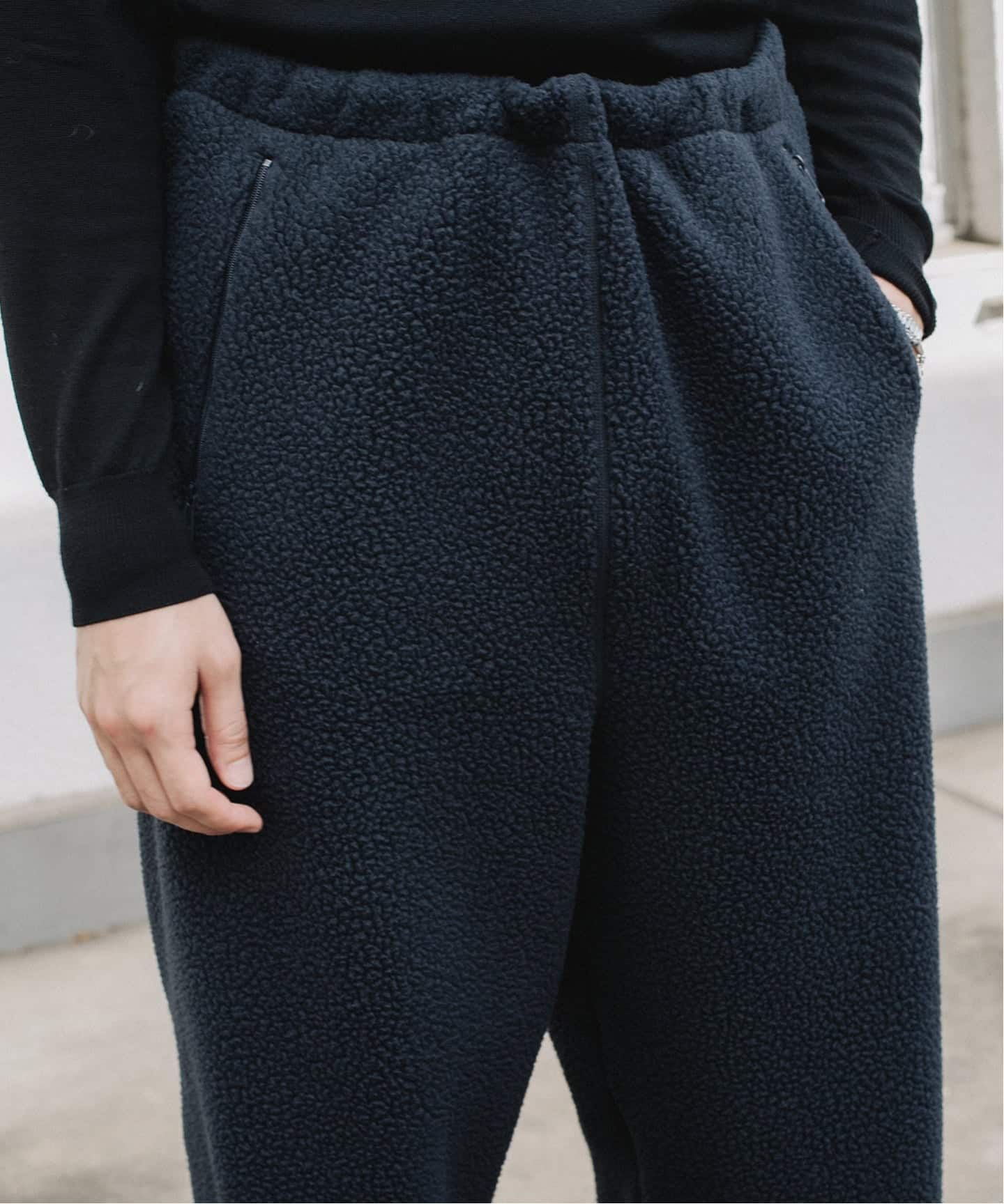 RE-PURPOSE / リパーパス】 fleece pt：フリースパンツ（スウェット
