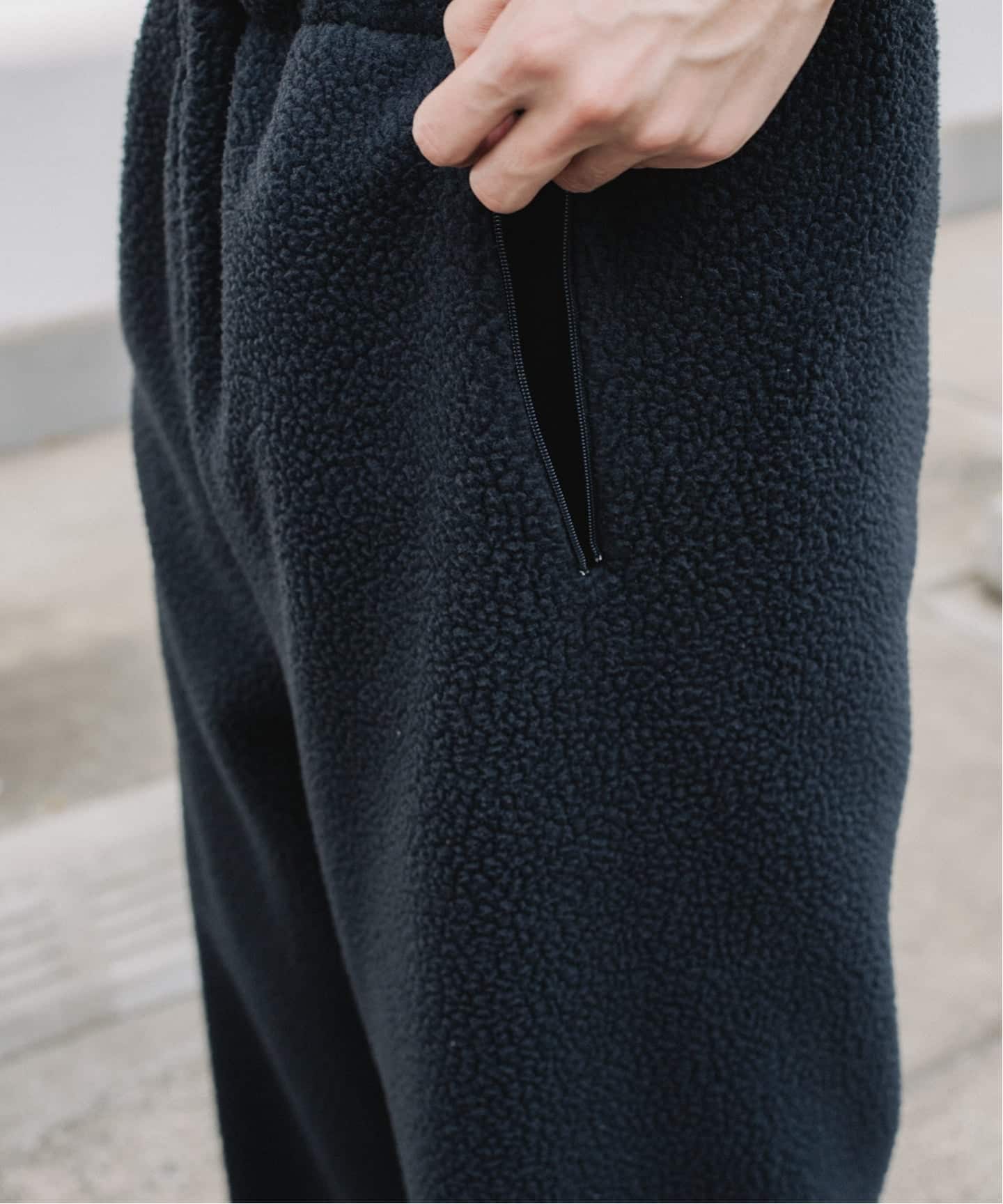 RE-PURPOSE / リパーパス】 fleece pt：フリースパンツ（スウェット