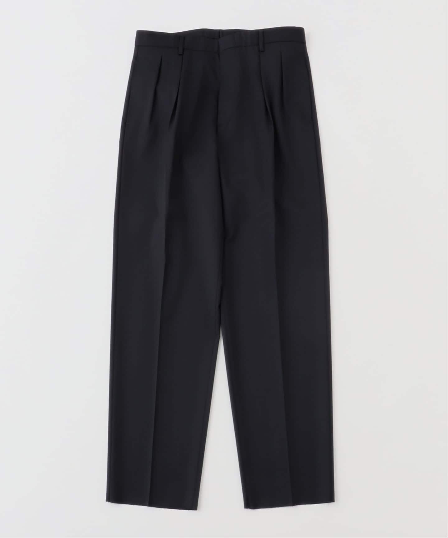 LE / エルイー】2TUCK WOOL PT（スラックス）｜L'ECHOPPE（レショップ