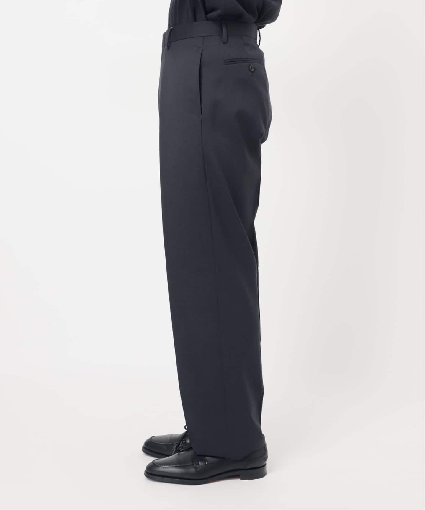 LE / エルイー】 STRAIGHT WOOL PT（スラックス）｜L'ECHOPPE（レ