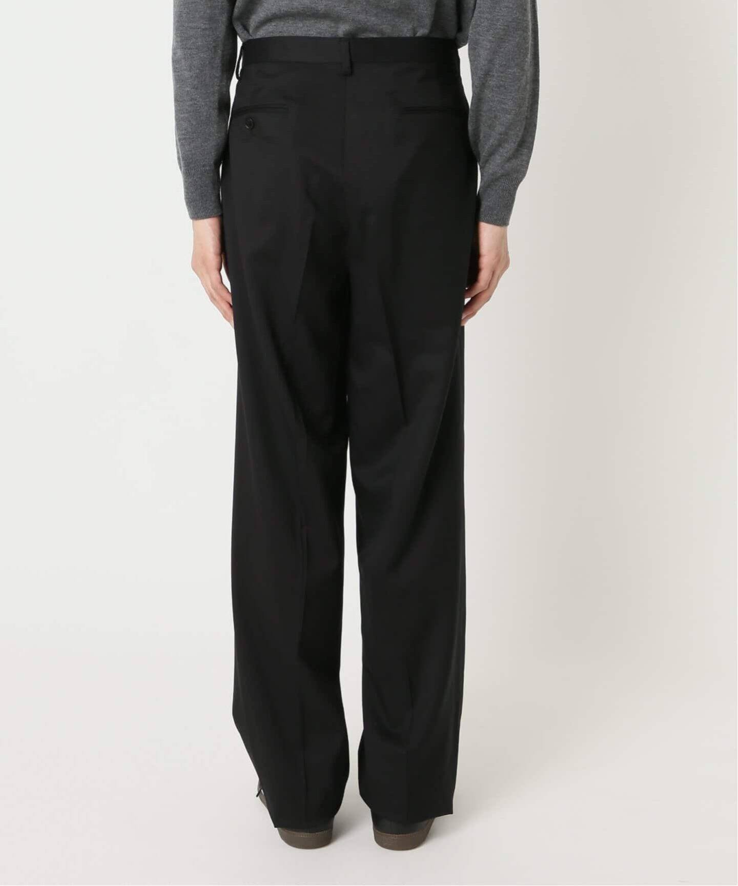 L’ECHOPPE / LE 2TUCK WOOL スラックス LE / エルイー】WIDE 2TUCK WOOL PANTS（スラックス）｜L