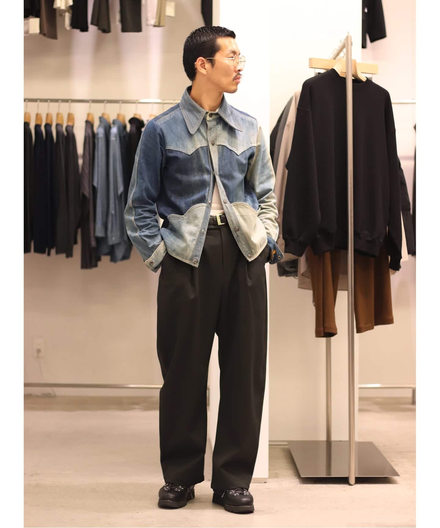 EL/エル】 VISTO GABA BARREL PT：パンツ（スラックス）｜L'ECHOPPE