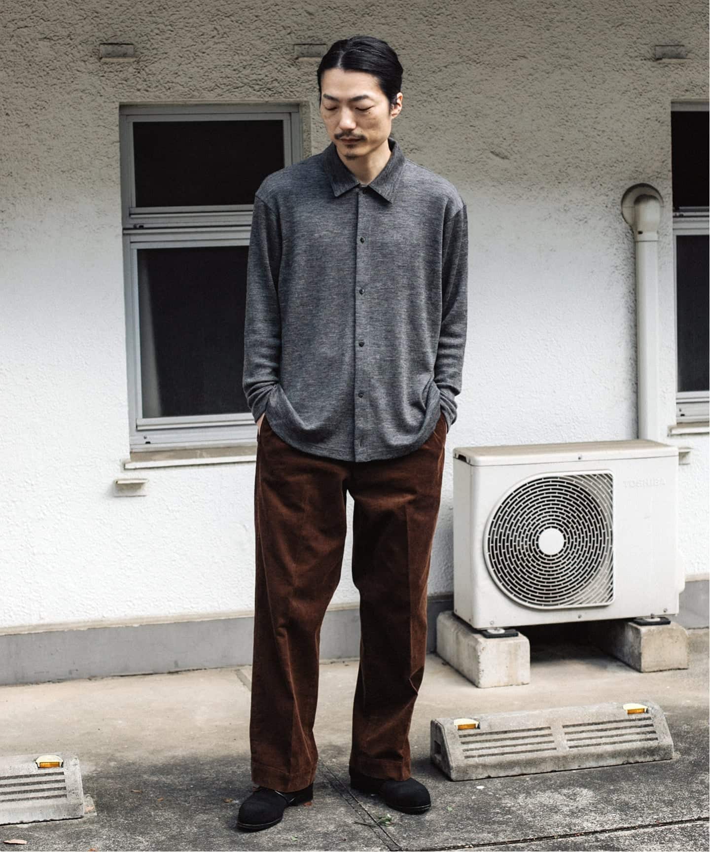 【LE / エルイー】チノパンツ カラー : ブラック LE / エルイー】CORDUROY CHINO：パンツ（チノパンツ）｜L