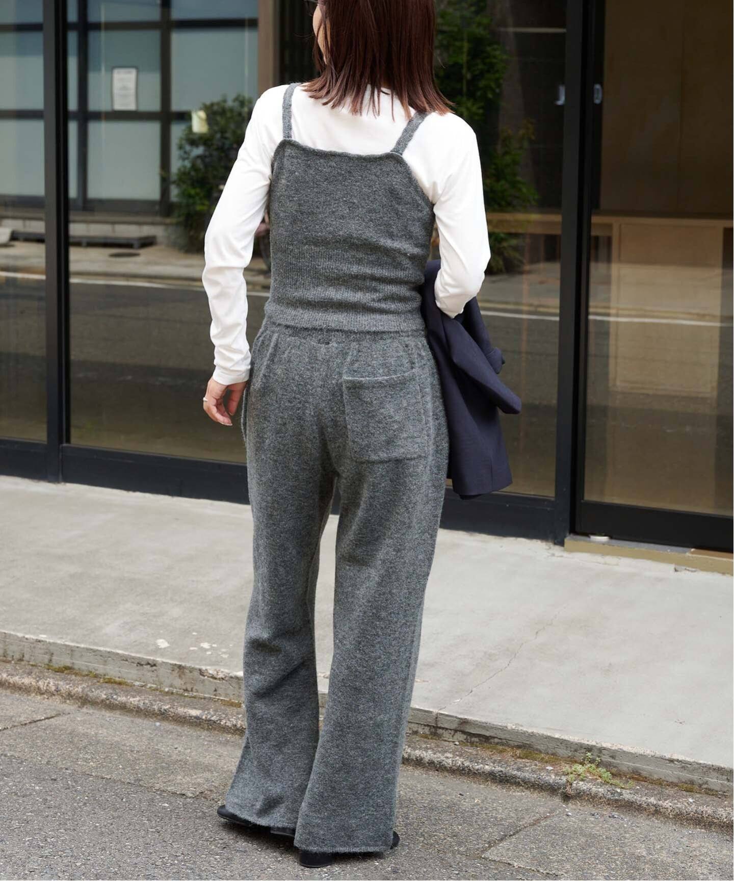 アルパカミックスニットジョガーパンツ（スラックス）｜OUTDOOR