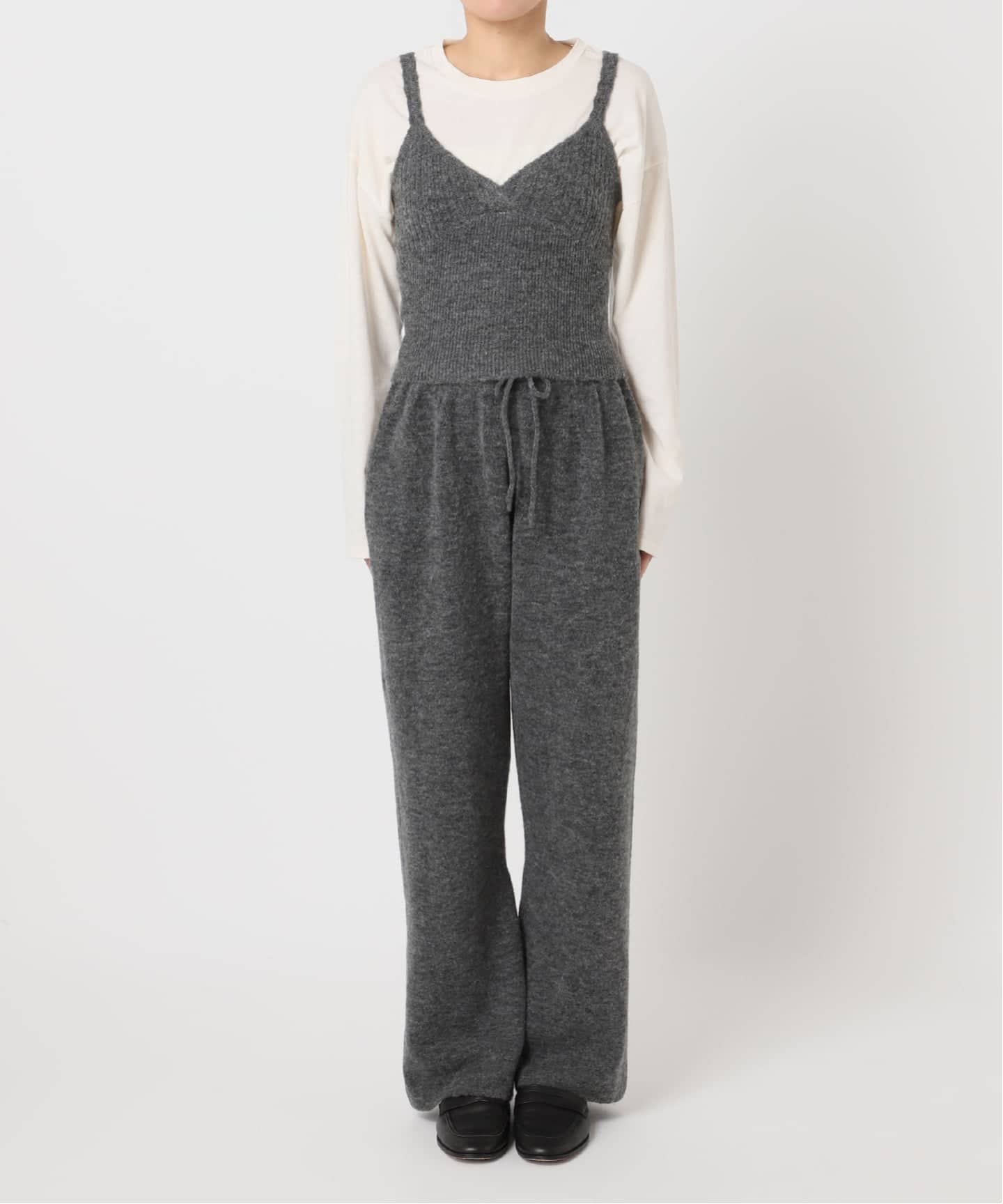 アルパカミックスニットジョガーパンツ（スラックス）｜OUTDOOR